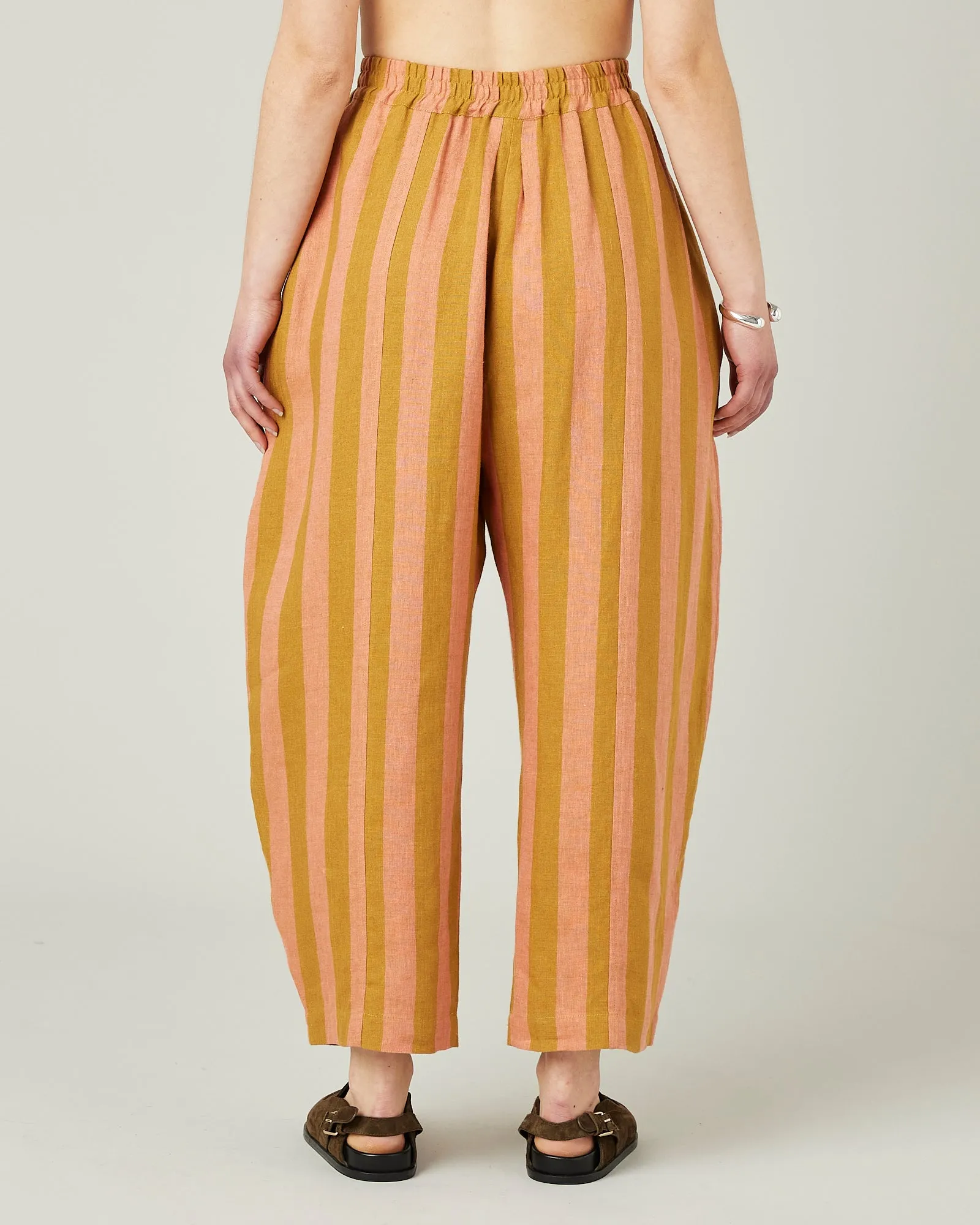 Mabel Pollen Stripe Linen Trousers sold by Beyond Nine product image thumbnail 3