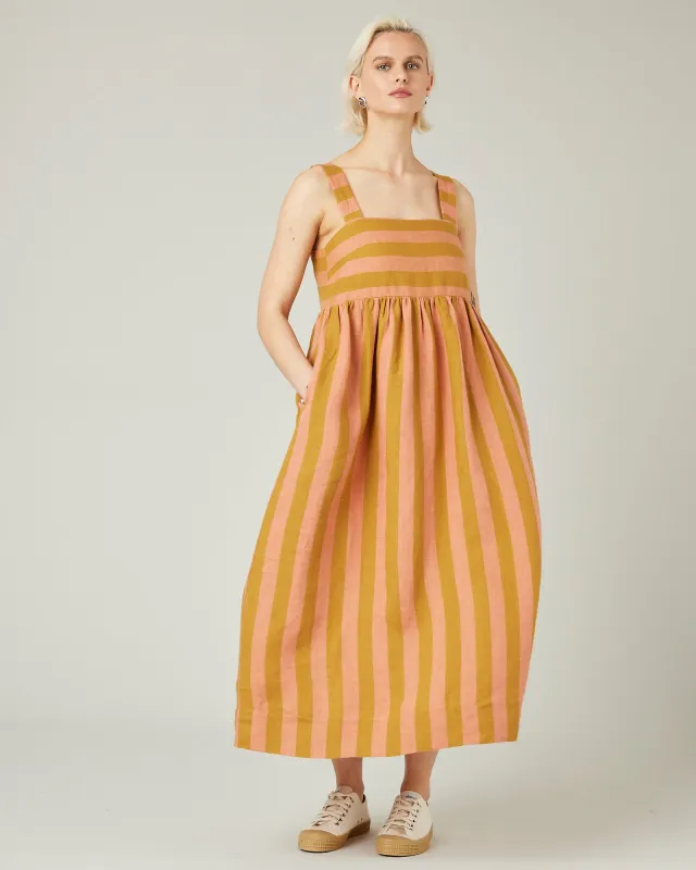 Suki Pollen Stripe Linen Dress sold by Beyond Nine