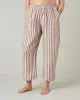 Wear Anywhere Neapolitan Check Linen Trousers sold by Beyond Nine