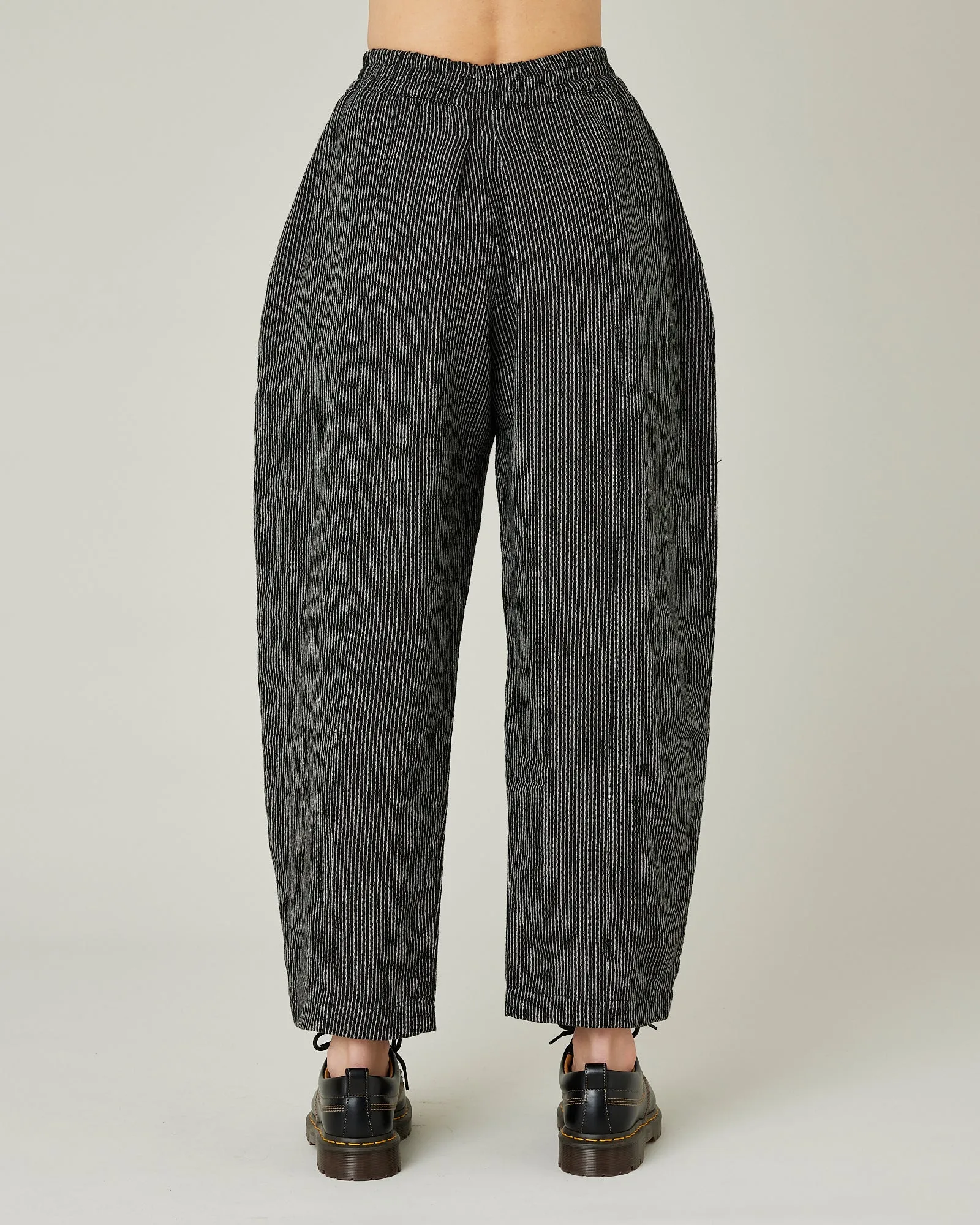 Longer Length Mabel Black & Eru Pencil Stripe Trousers sold by Beyond Nine product image thumbnail 3