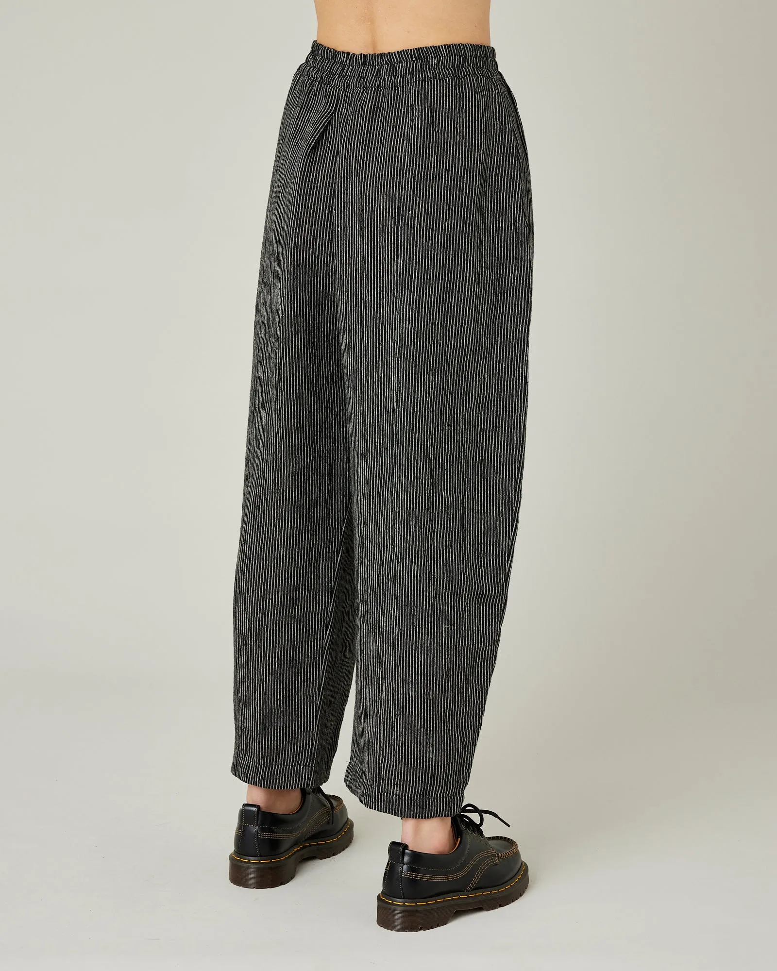 Longer Length Mabel Black & Eru Pencil Stripe Trousers sold by Beyond Nine product image thumbnail 4