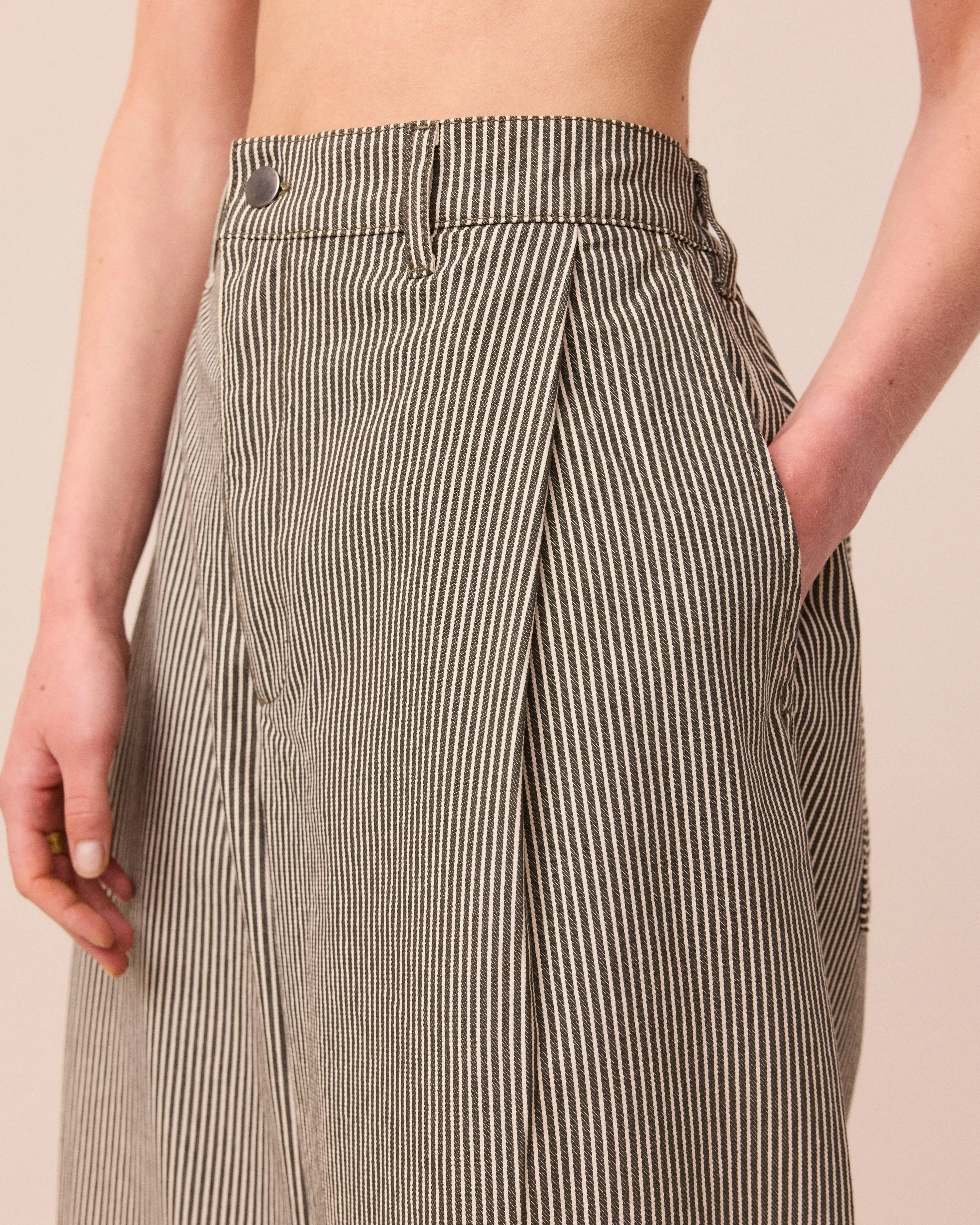 Blair Hickory Stripe Denim Jeans sold by Beyond Nine product image thumbnail 3