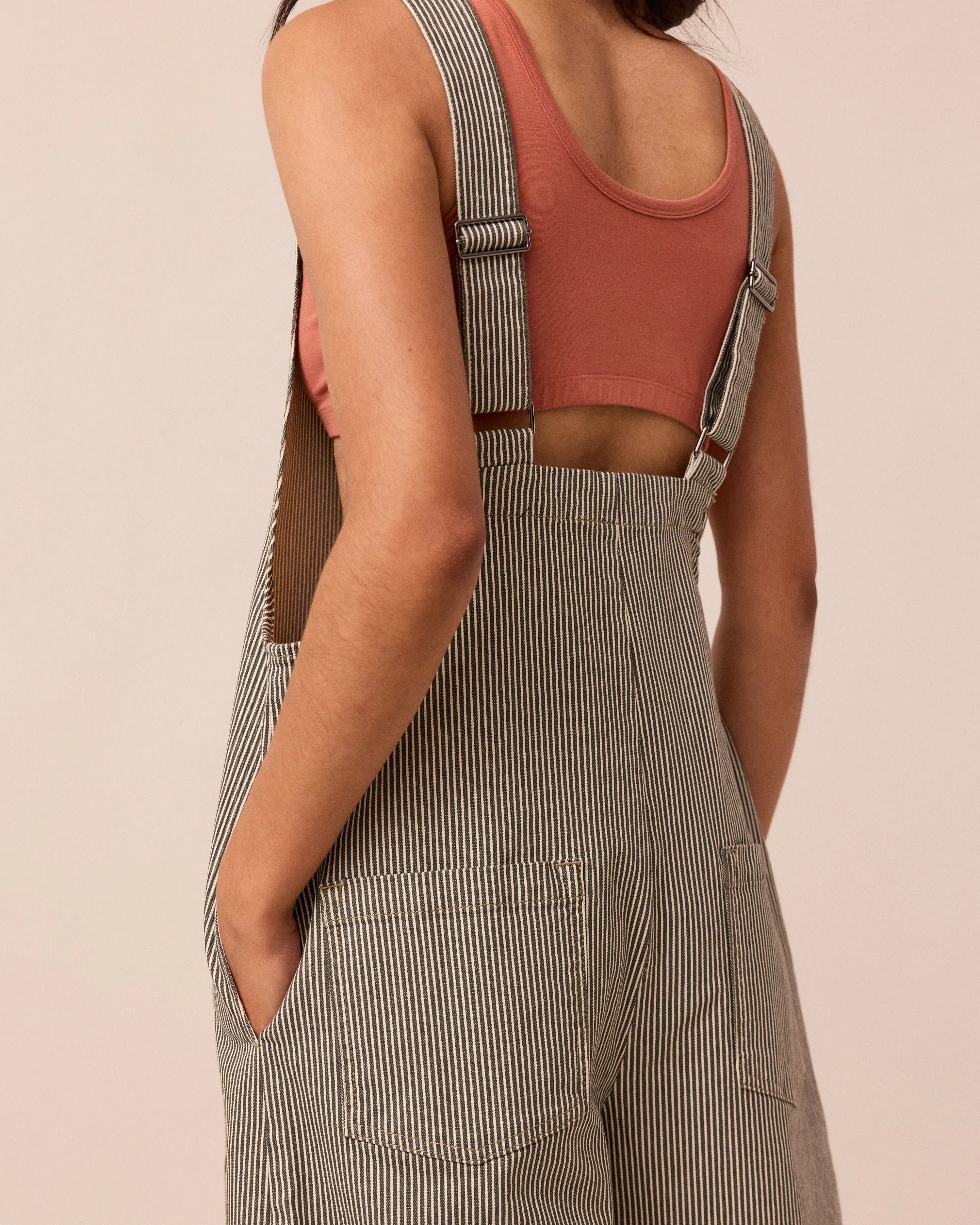 Ottie Hickory Stripe Denim Jumpsuit sold by Beyond Nine product image thumbnail 5