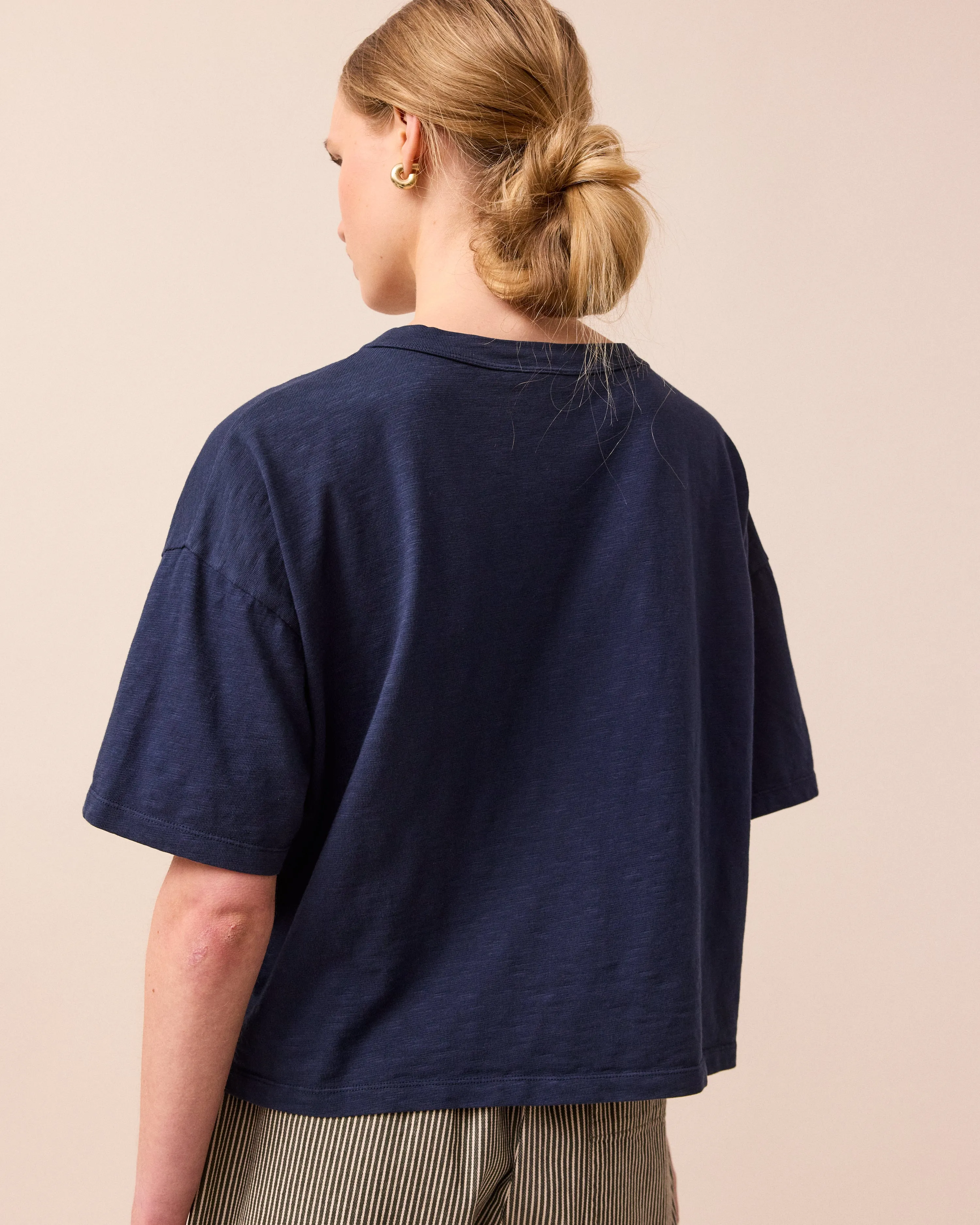 Henri Top Navy sold by Beyond Nine product image thumbnail 4