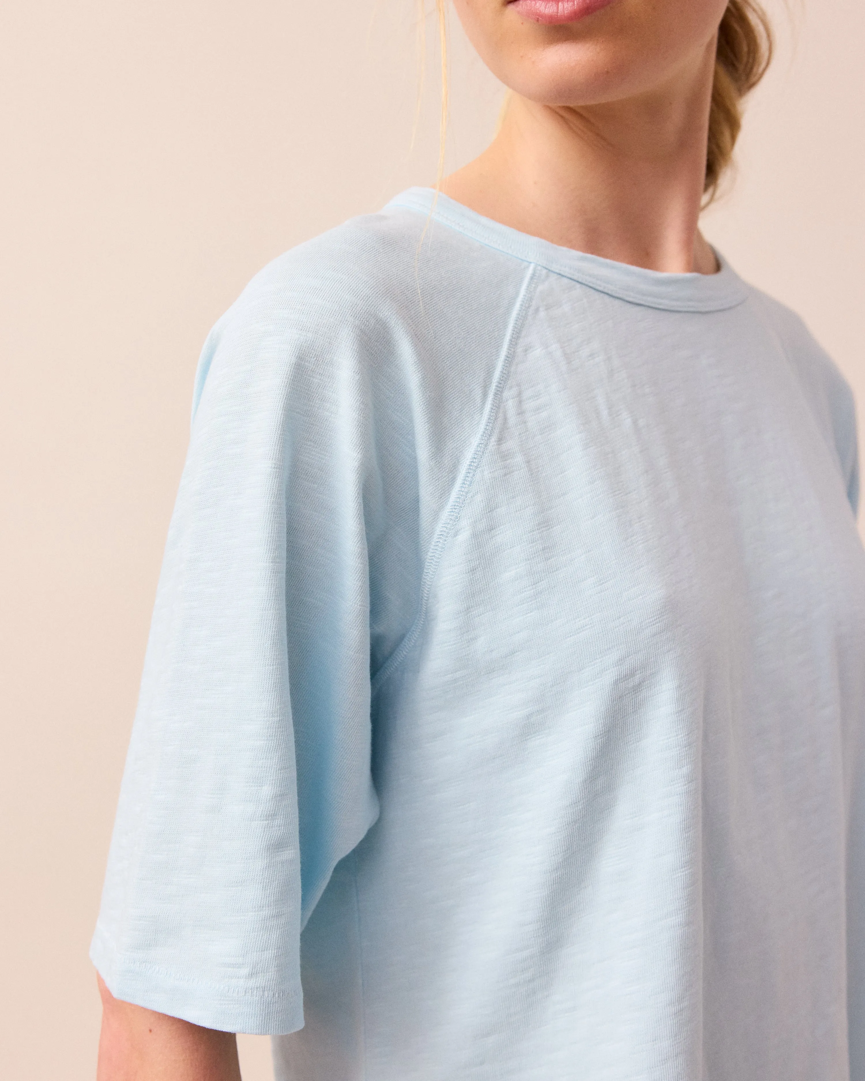 Raglan Top Sky Blue sold by Beyond Nine product image thumbnail 2