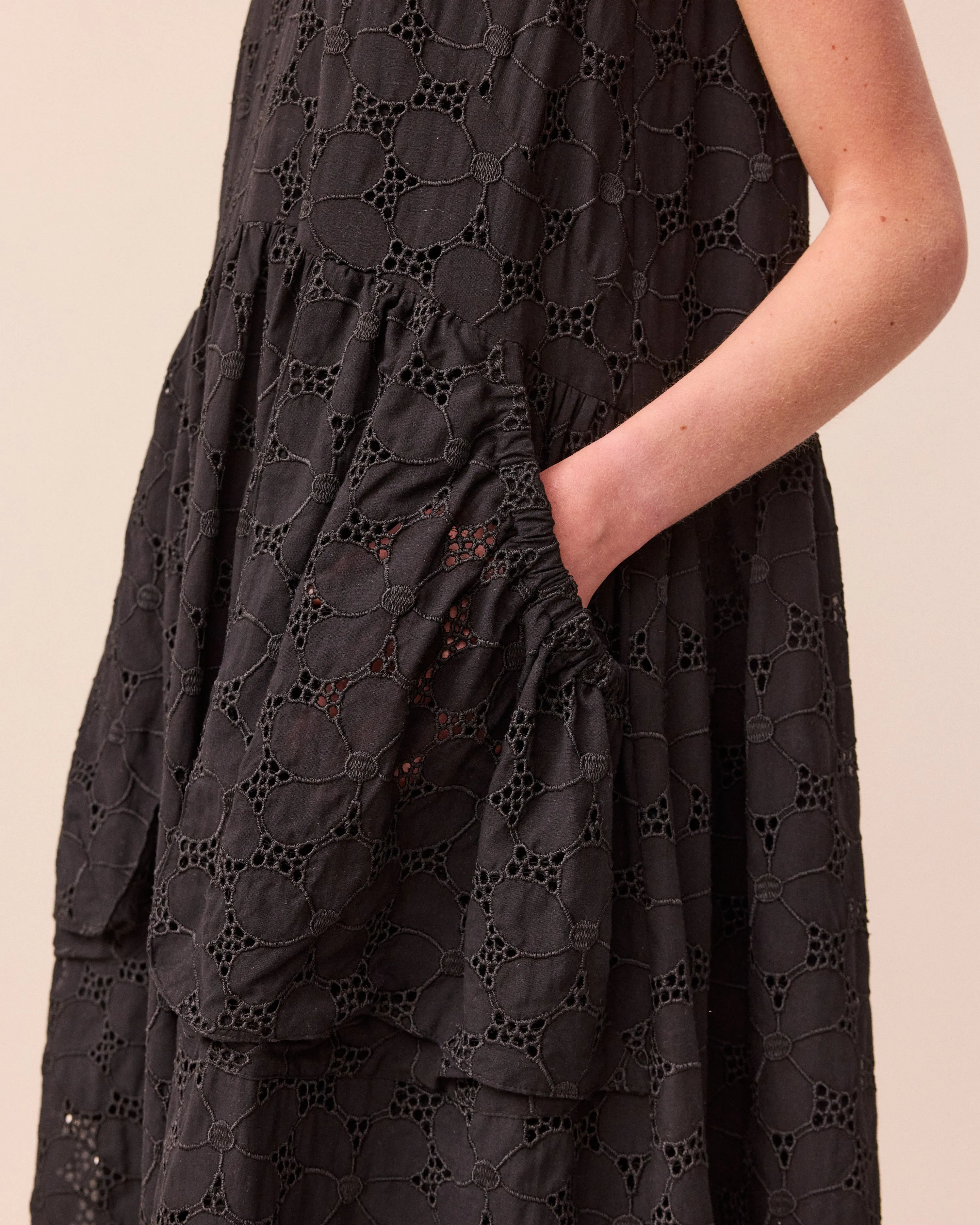 Darcy Black Broderie Dress sold by Beyond Nine product image thumbnail 2