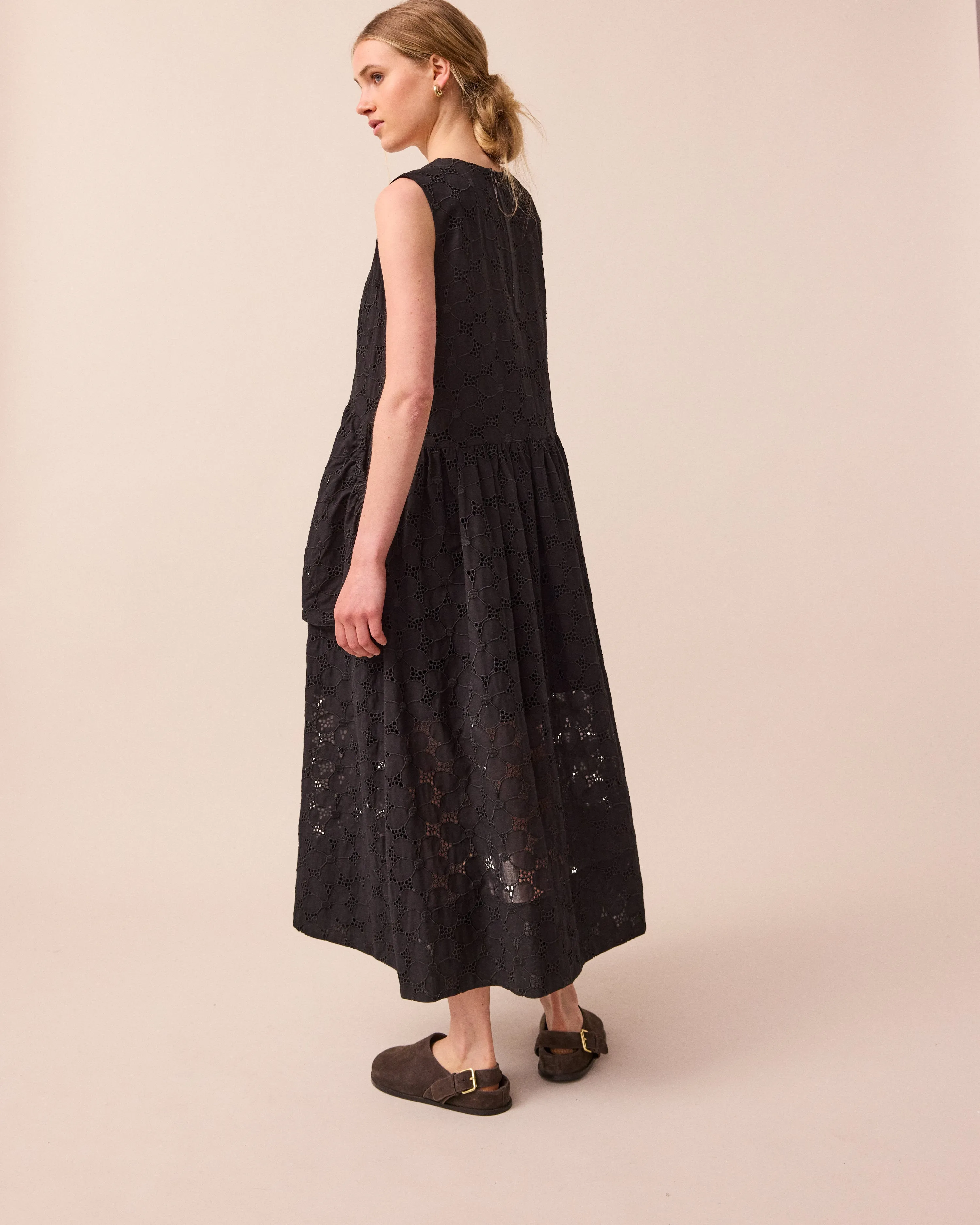 Darcy Black Broderie Dress sold by Beyond Nine product image thumbnail 4