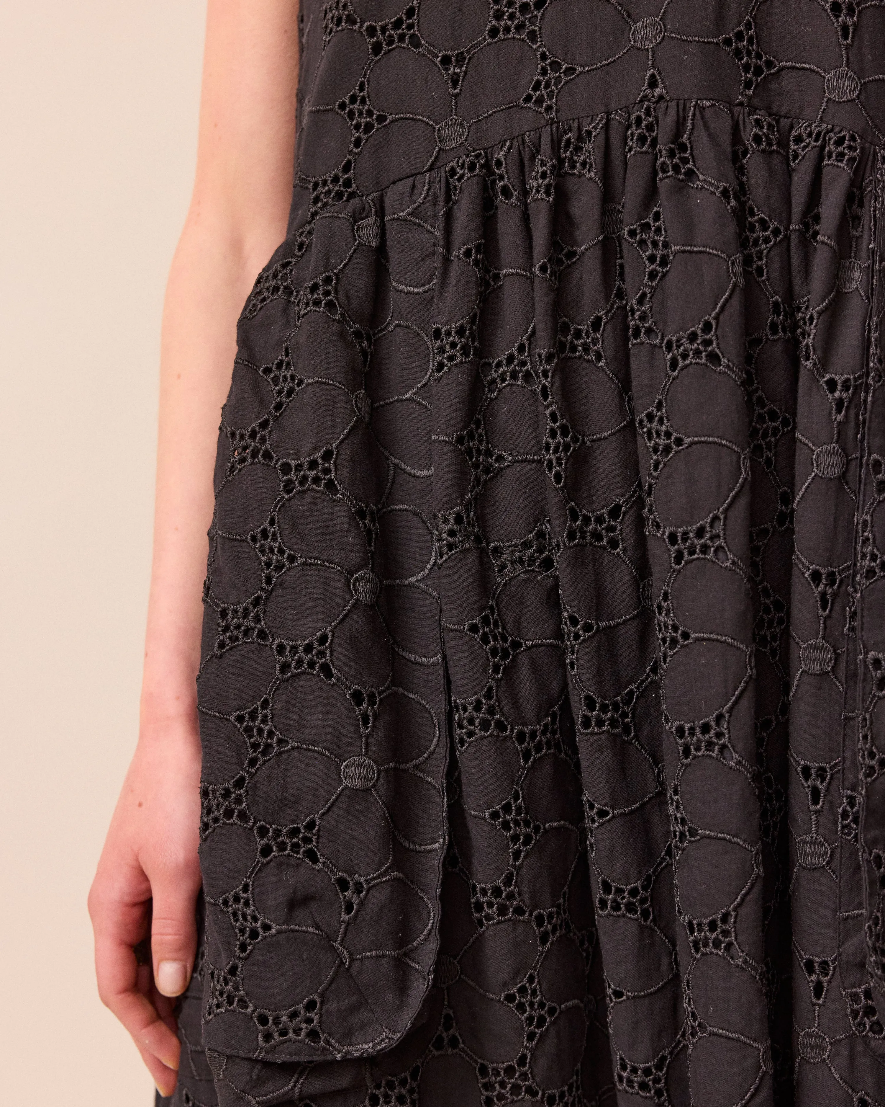 Darcy Black Broderie Dress sold by Beyond Nine product image thumbnail 5
