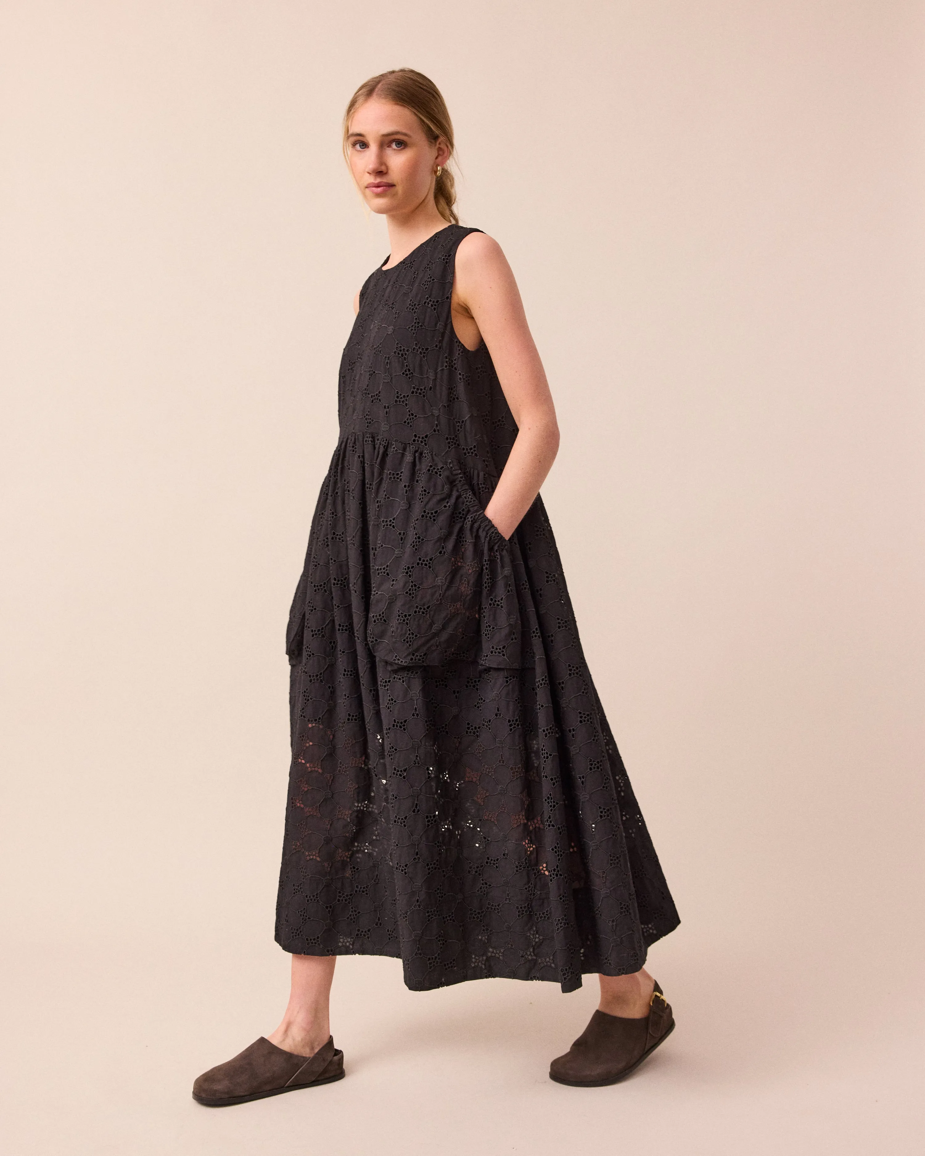 Darcy Black Broderie Dress sold by Beyond Nine product image thumbnail 3