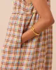 Savannah Picnic Plaid Linen Jumpsuit sold by Beyond Nine