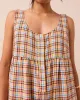 Savannah Picnic Plaid Linen Jumpsuit sold by Beyond Nine