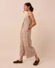 Savannah Picnic Plaid Linen Jumpsuit sold by Beyond Nine
