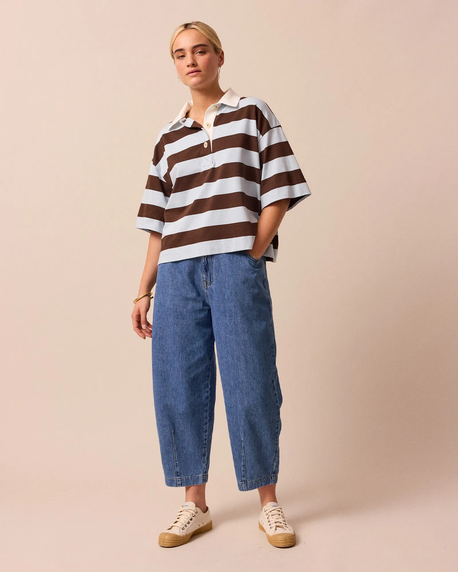 Remi True Blue Wash Denim Jeans sold by Beyond Nine