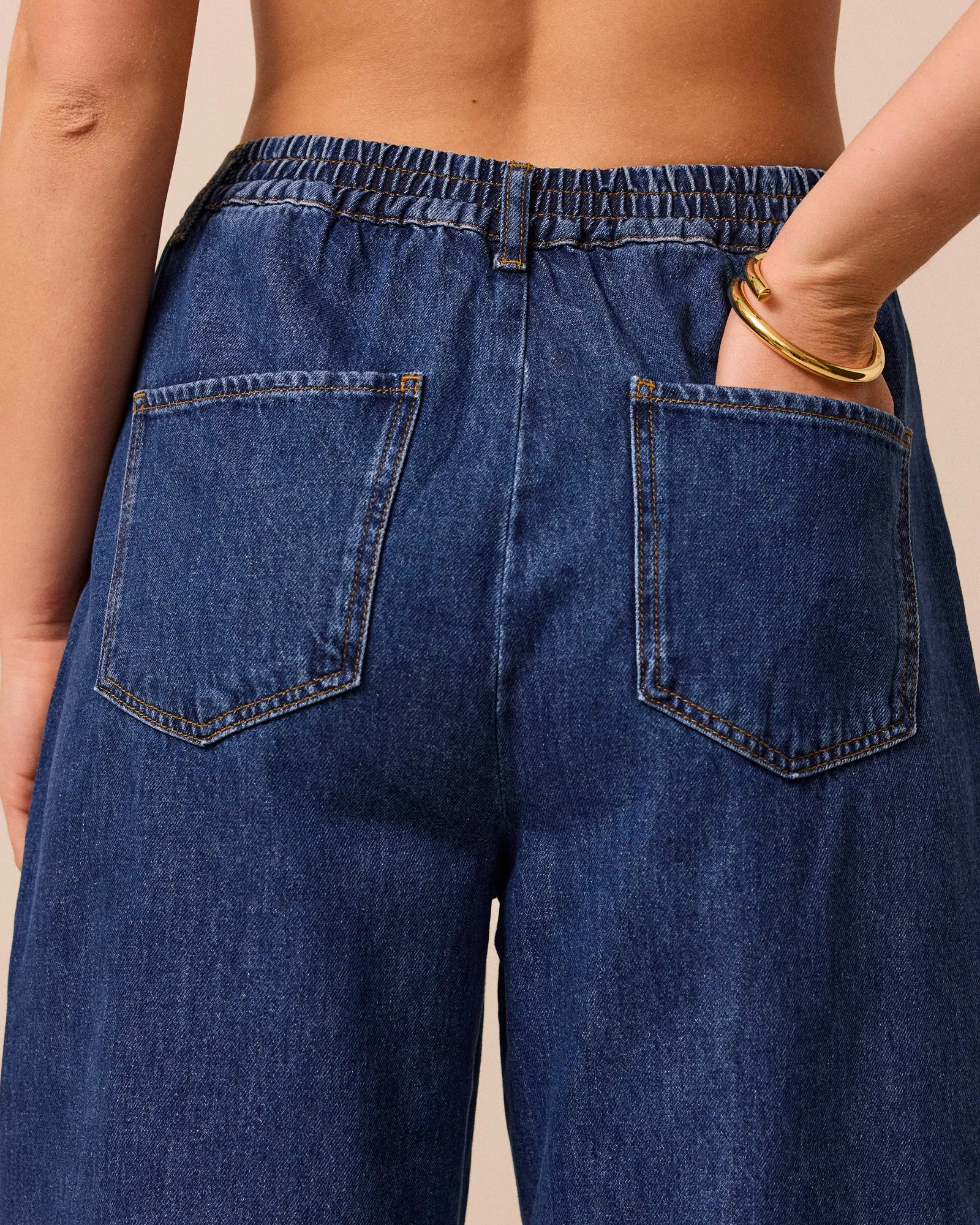 Remi Mid Blue Wash Denim Jeans sold by Beyond Nine product image thumbnail 4