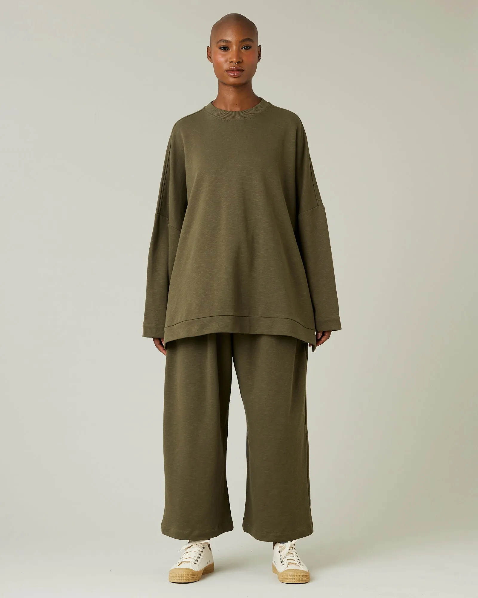 Ruby Olive Jersey Trousers sold by Beyond Nine product image thumbnail 5