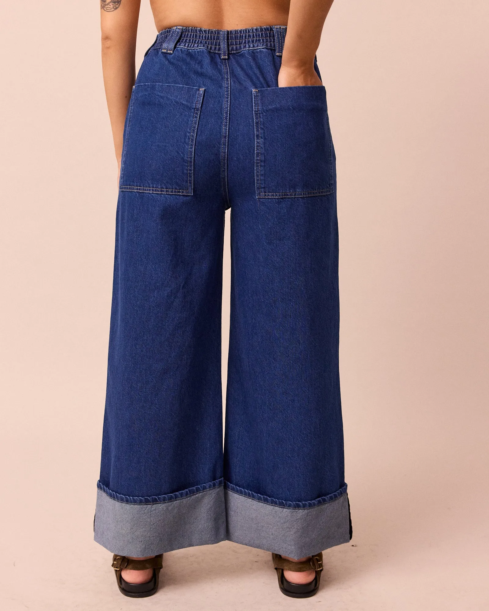Teddi Mid Blue Wash Denim Jeans sold by Beyond Nine product image thumbnail 5