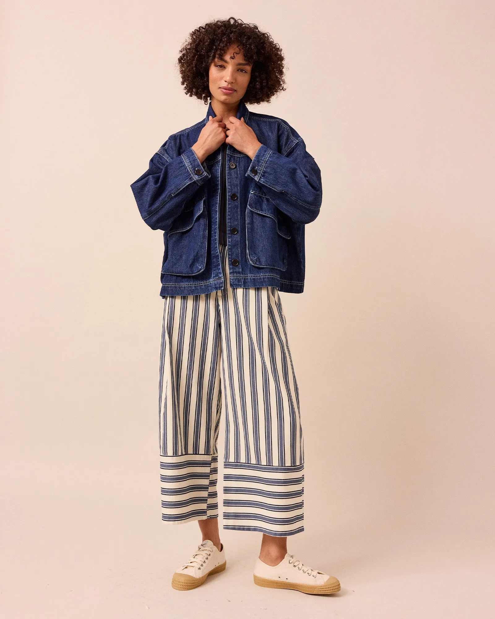 Kitty Dark Wash Denim Jacket sold by Beyond Nine product image thumbnail 3