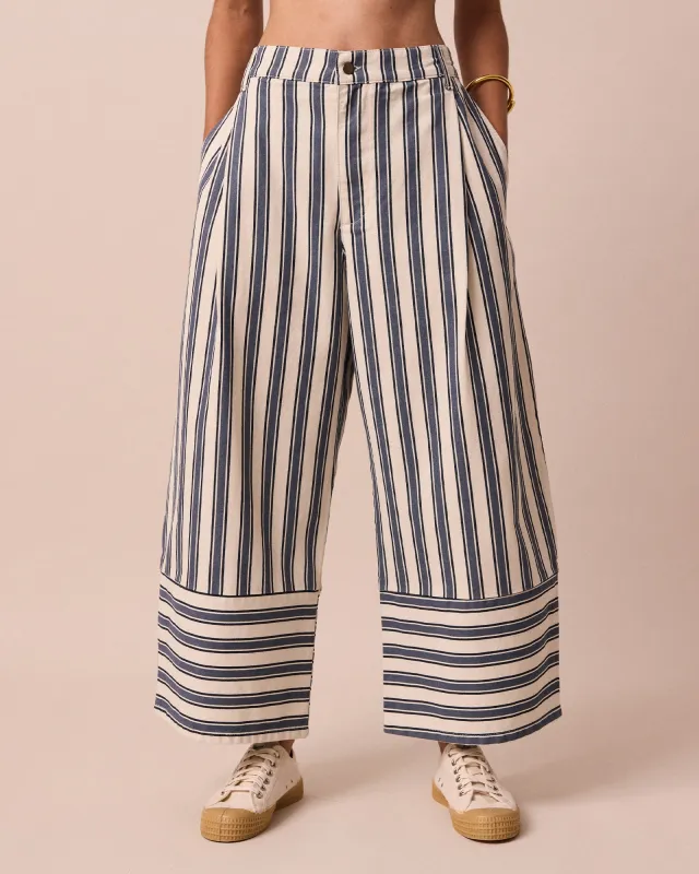 Blair Sailor Stripe Denim Jeans sold by Beyond Nine