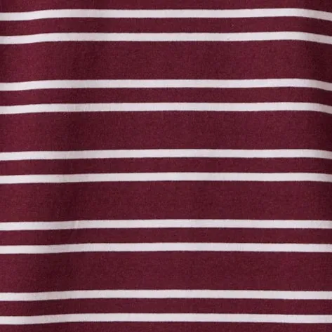 Nova Burgundy & Sky Stripe Jersey T-Shirt sold by Beyond Nine product image thumbnail 4