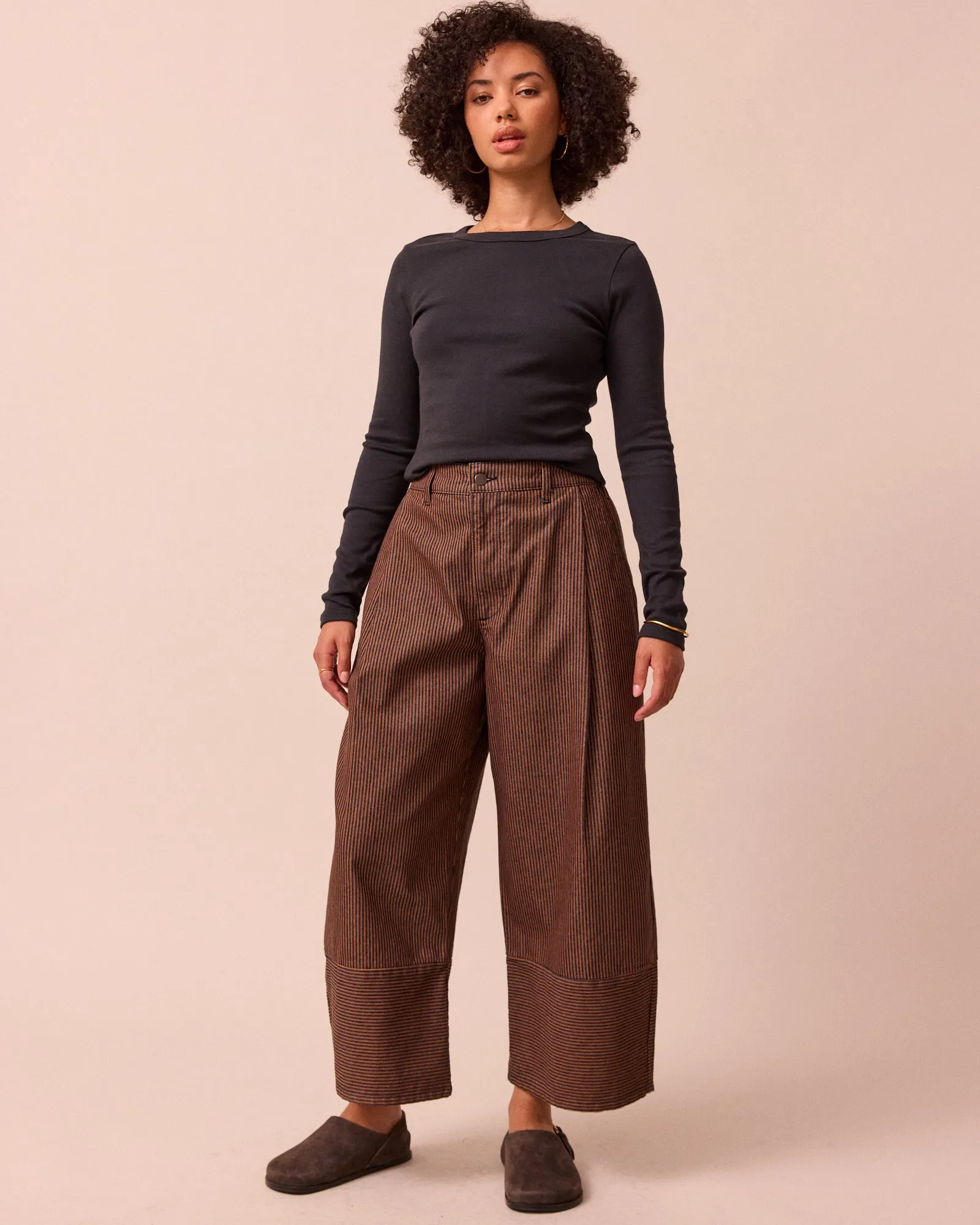 Blair Rust Hickory Stripe Denim Jeans sold by Beyond Nine product image thumbnail 3