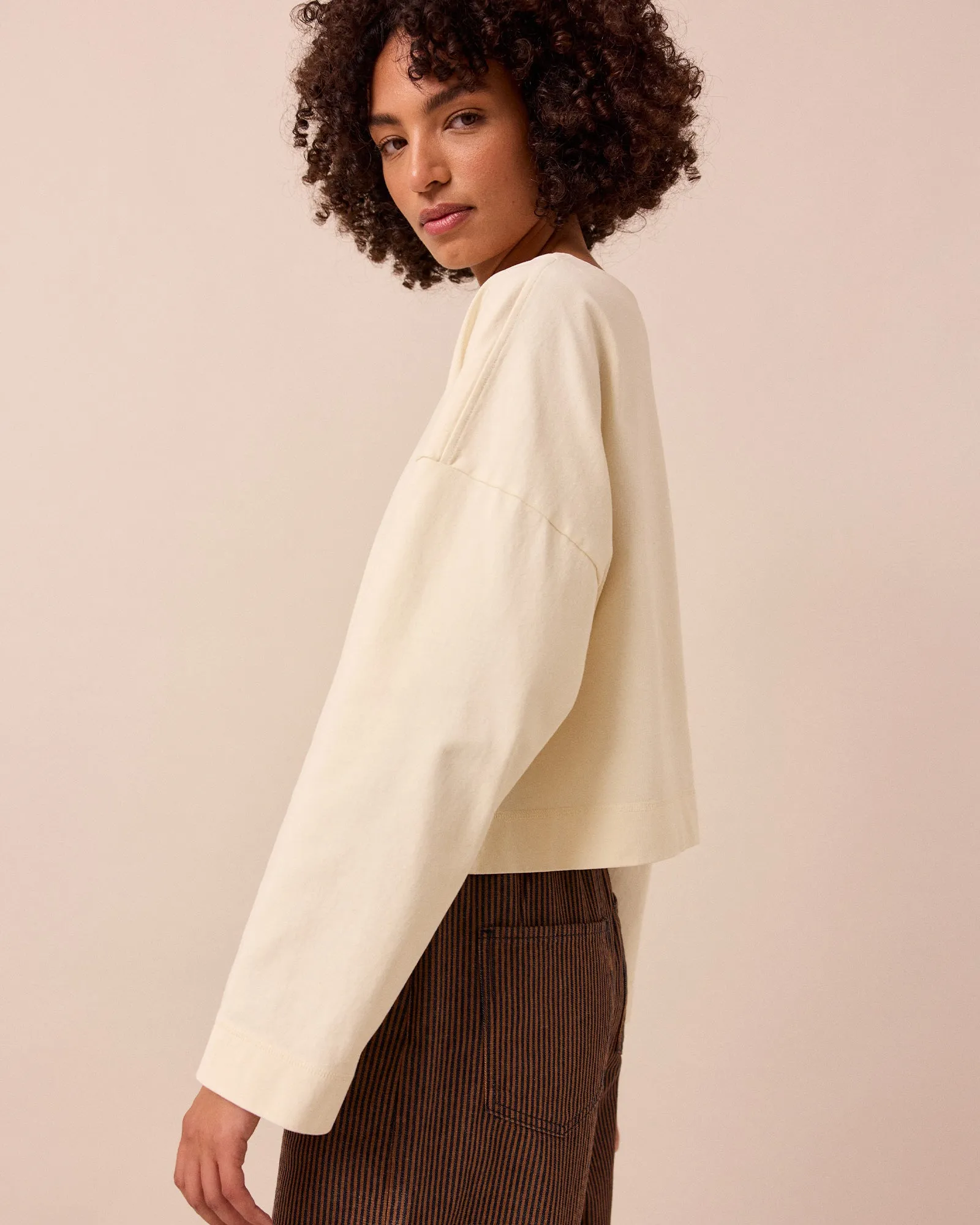 Peggy Bone Jersey Top sold by Beyond Nine product image thumbnail 3