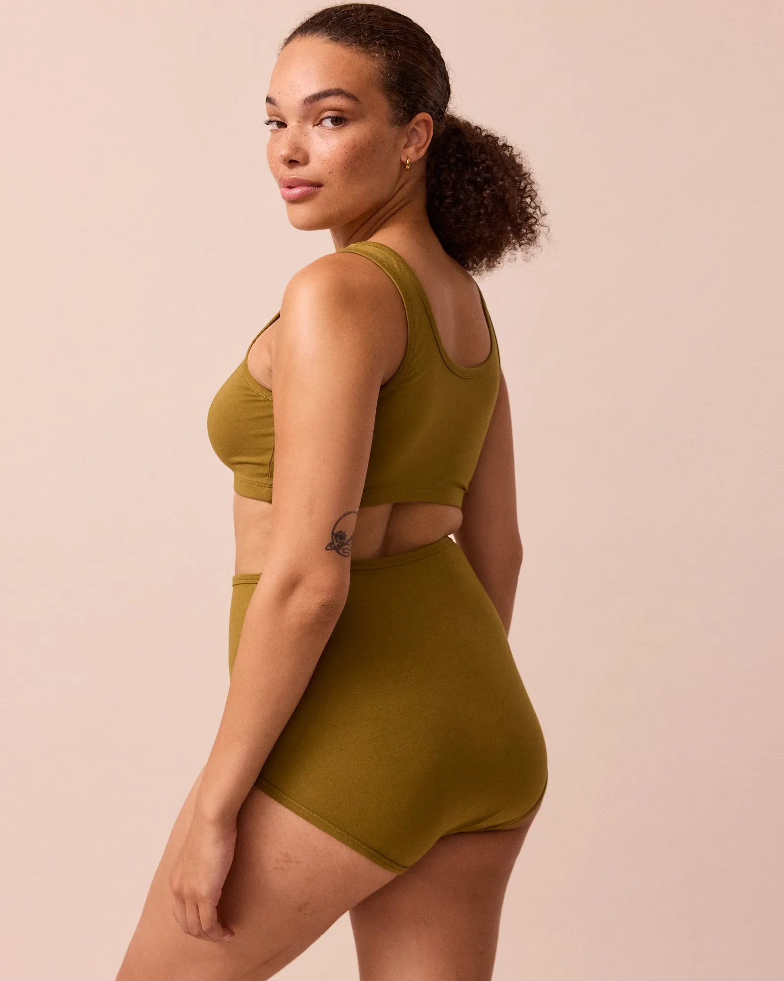 Bralette Golden Olive sold by Beyond Nine product image thumbnail 3