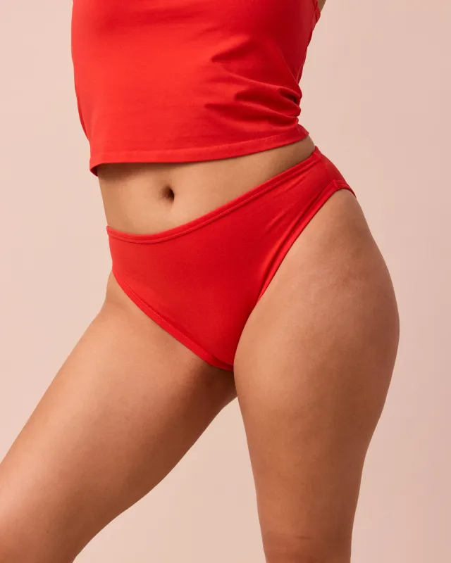 High Rise Knicker Tomato Red sold by Beyond Nine