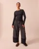 Lila Washed Black Jersey Top sold by Beyond Nine