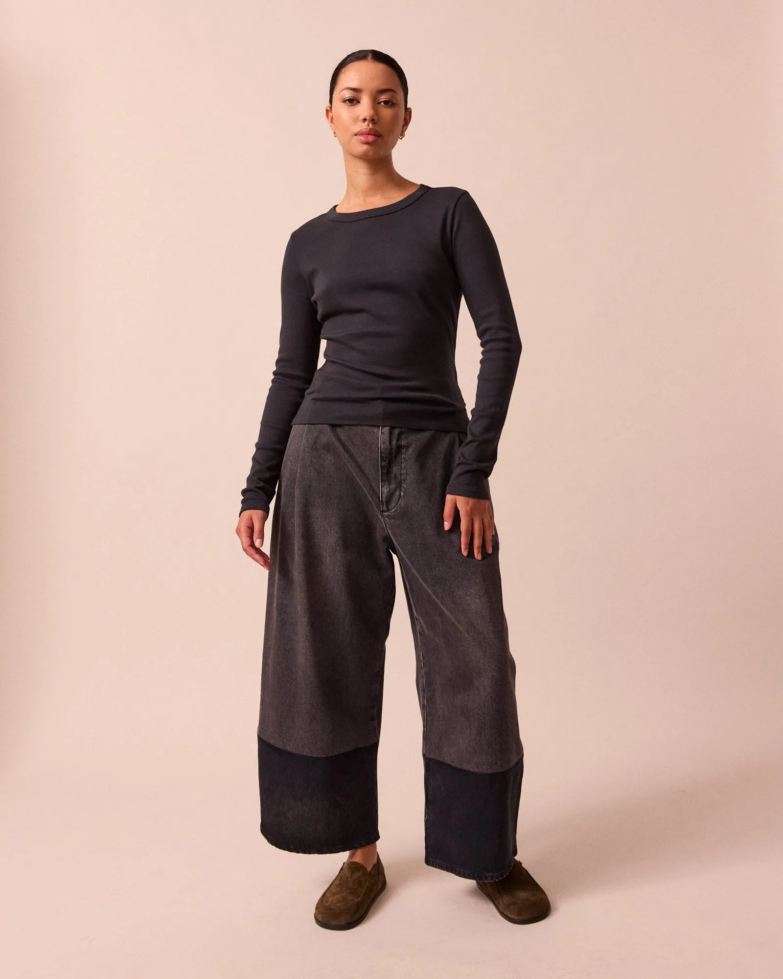 Lila Washed Black Jersey Top sold by Beyond Nine product image thumbnail 2