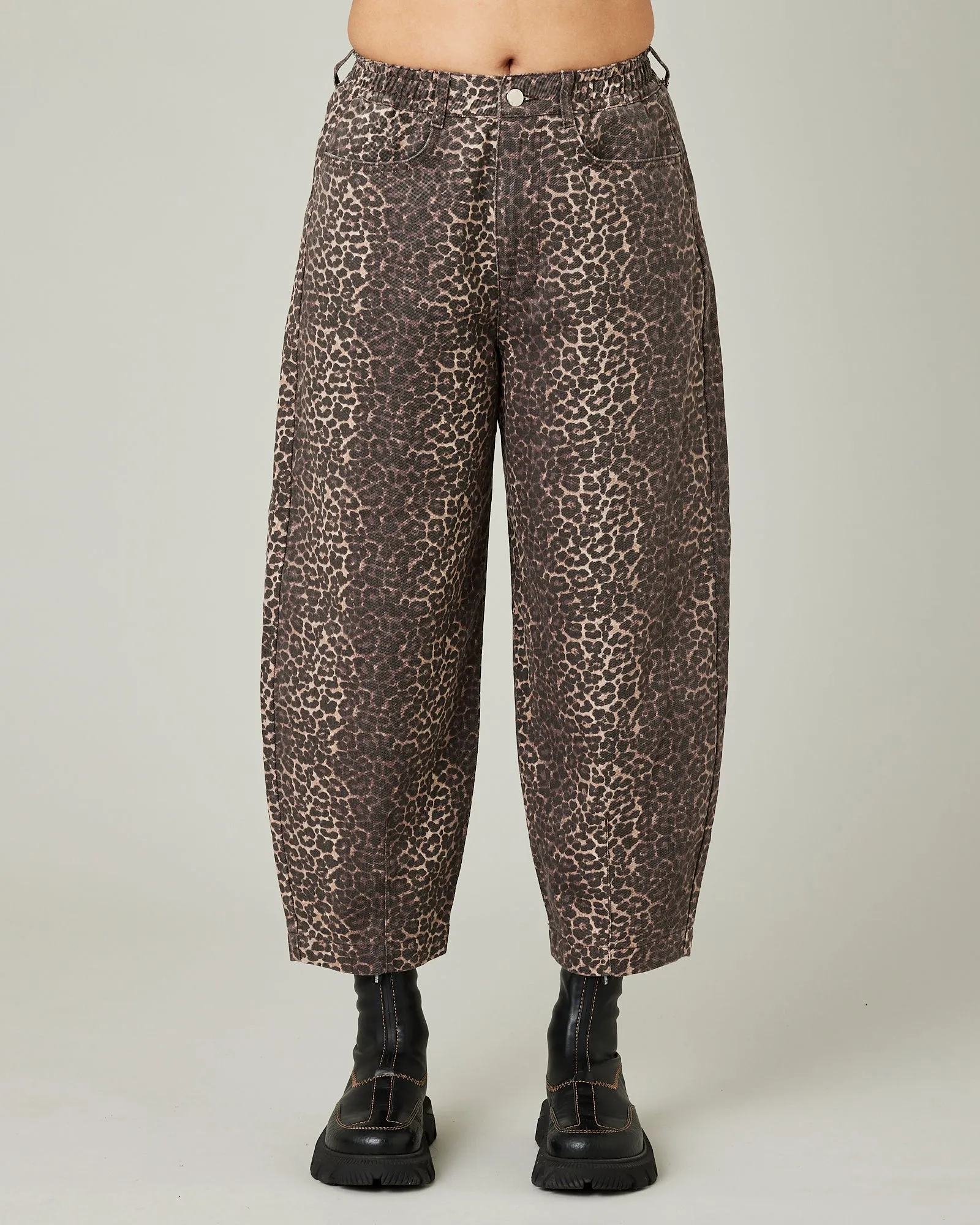 Remi Leopard Print Denim Jeans sold by Beyond Nine product image thumbnail 2