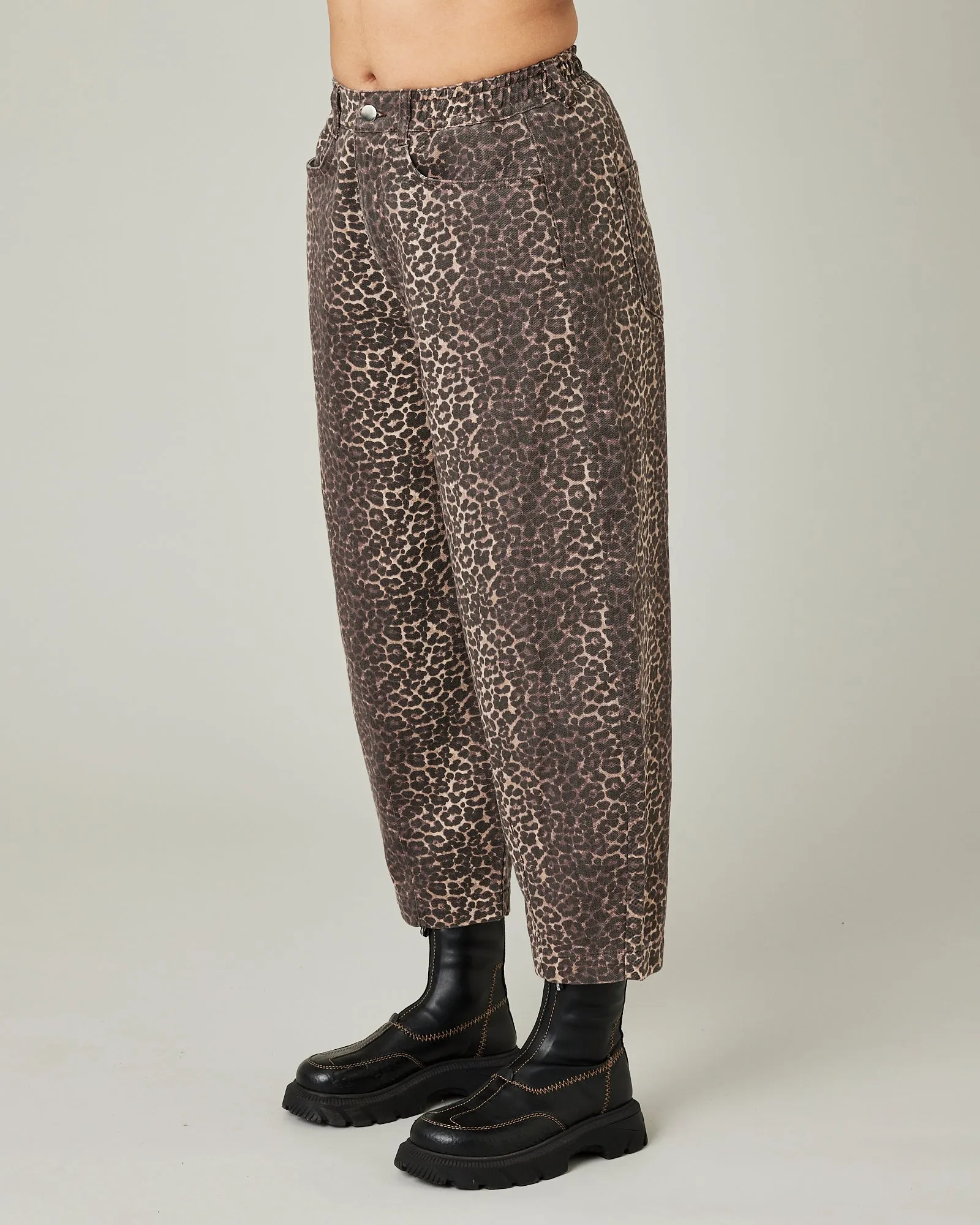 Remi Leopard Print Denim Jeans sold by Beyond Nine product image thumbnail 4