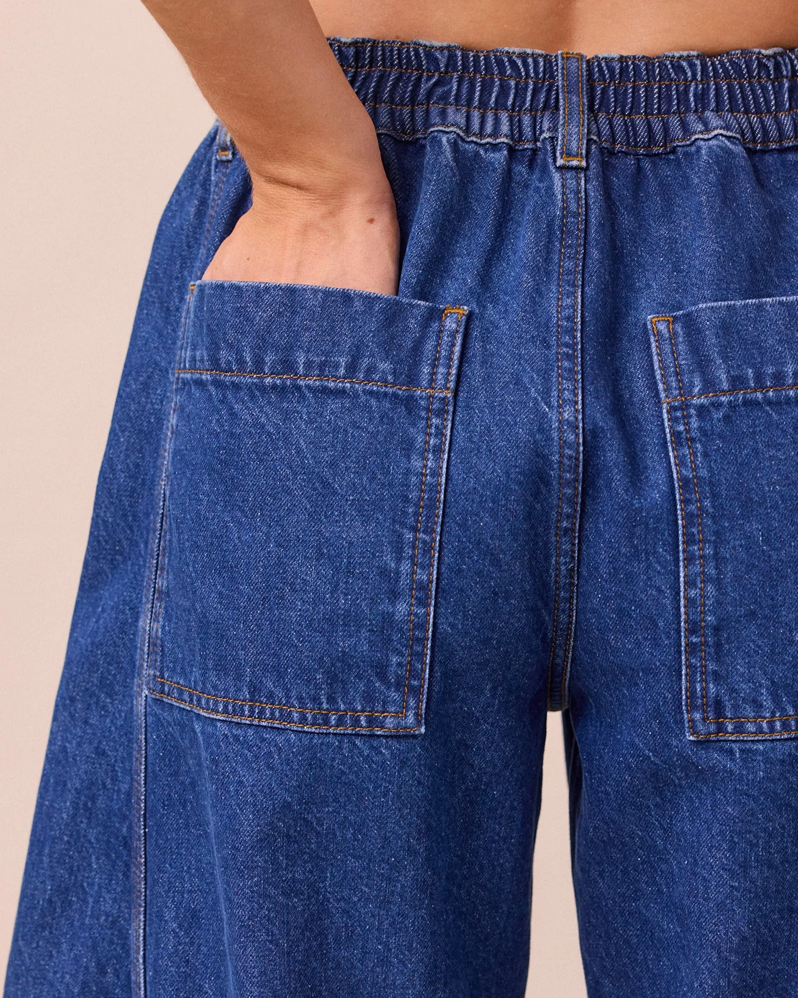 Tori Mid Blue Denim Jeans sold by Beyond Nine product image thumbnail 3