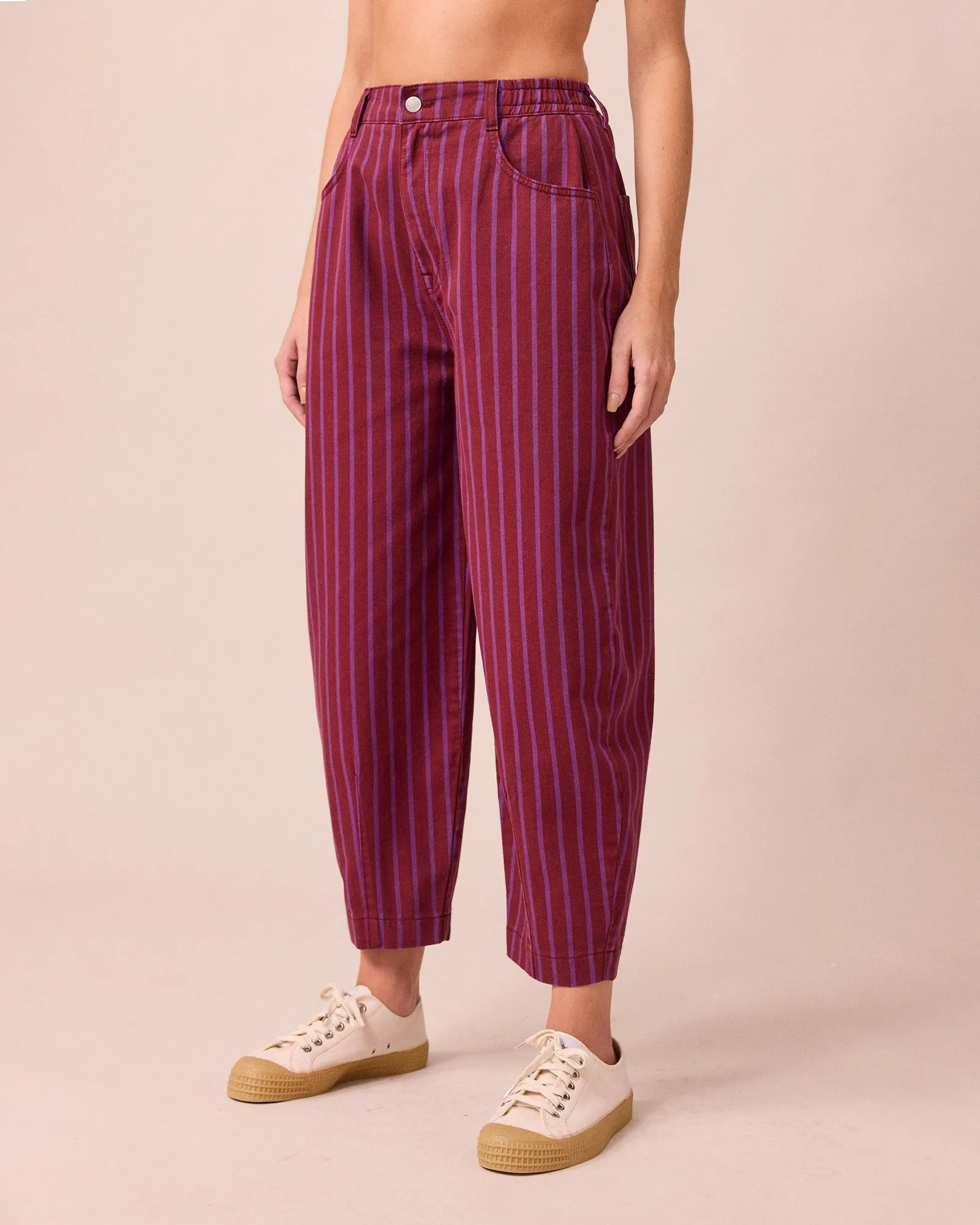 Remi Russet & Violet Stripe Denim Jeans sold by Beyond Nine product image thumbnail 4