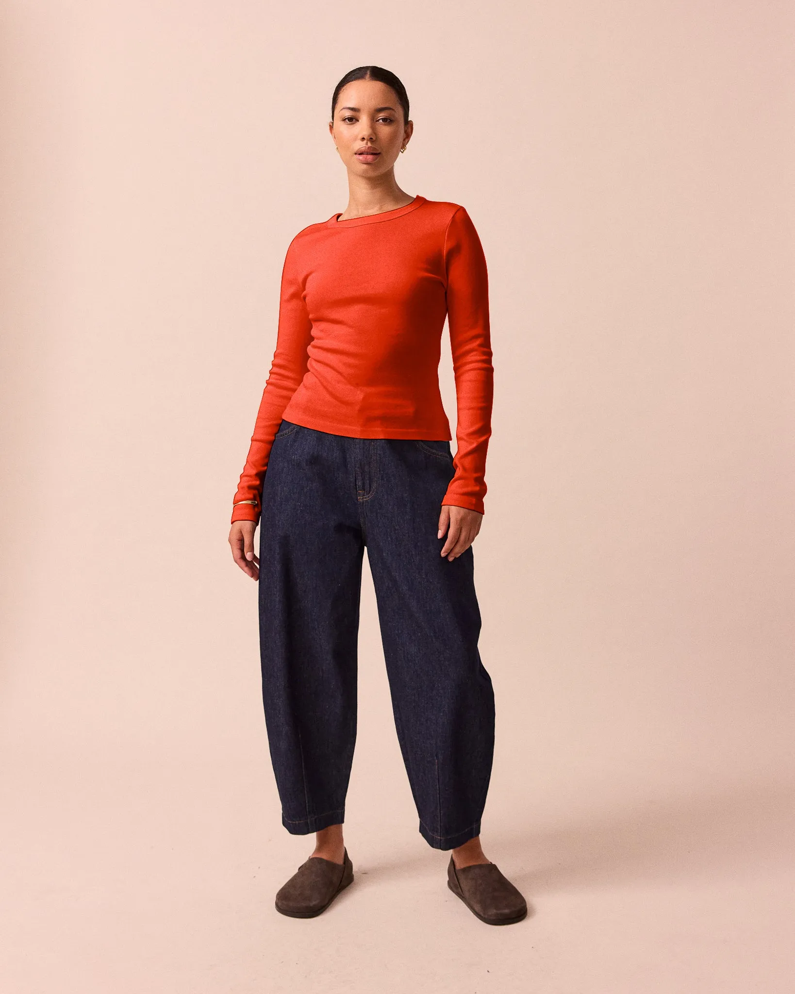 Lila Persimmon Jersey Top sold by Beyond Nine