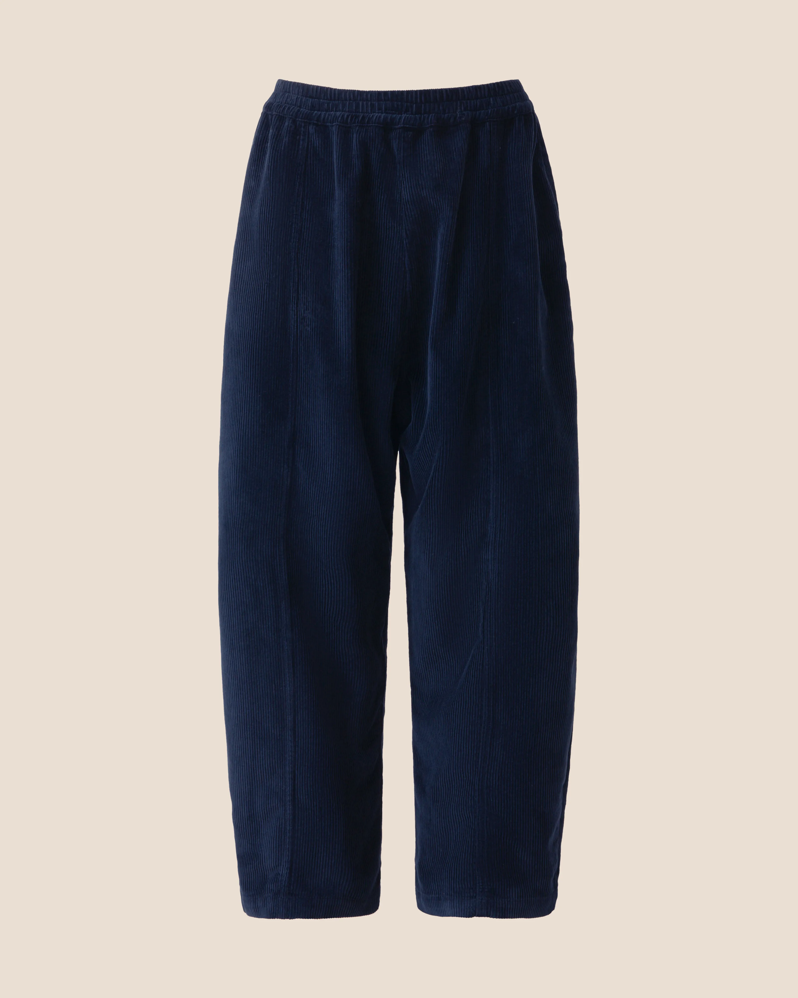 Mabel Navy Cord Trousers sold by Beyond Nine