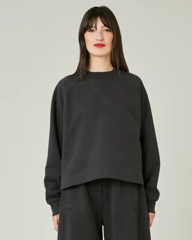 Noa Slate Fleeceback Jersey Jumper sold by Beyond Nine
