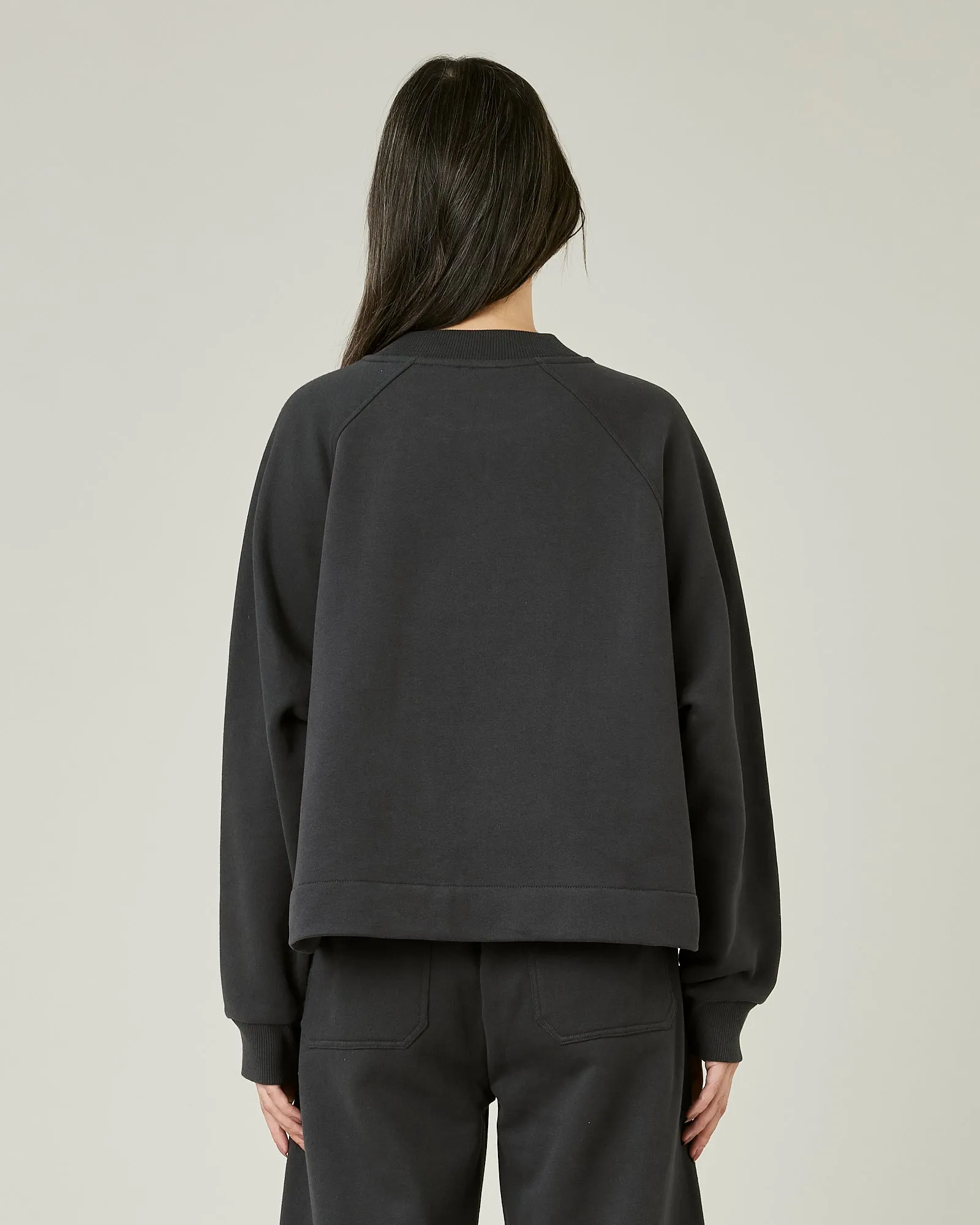 Noa Slate Fleeceback Jersey Jumper sold by Beyond Nine product image thumbnail 3
