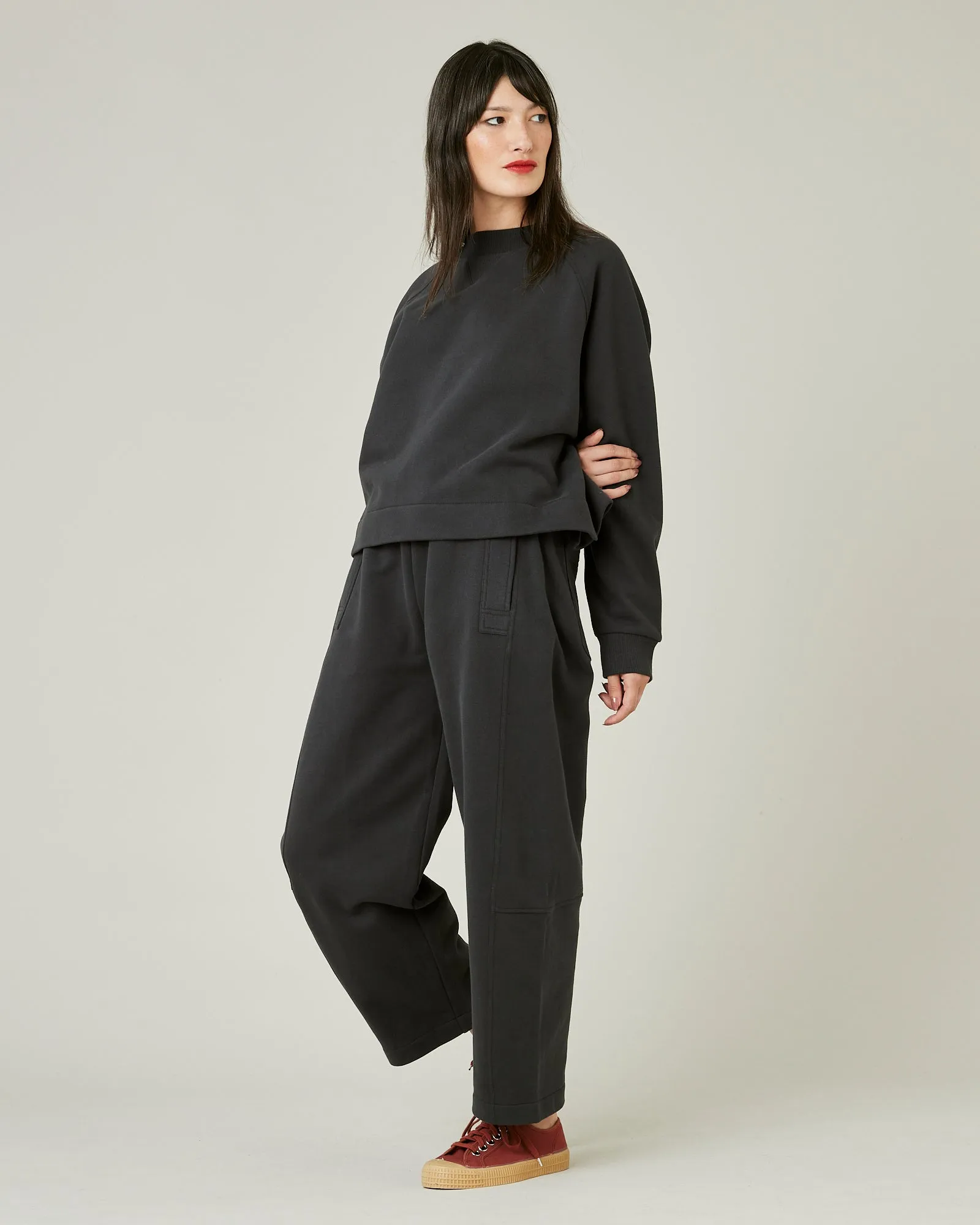 Noa Slate Fleeceback Jersey Jumper sold by Beyond Nine product image thumbnail 5