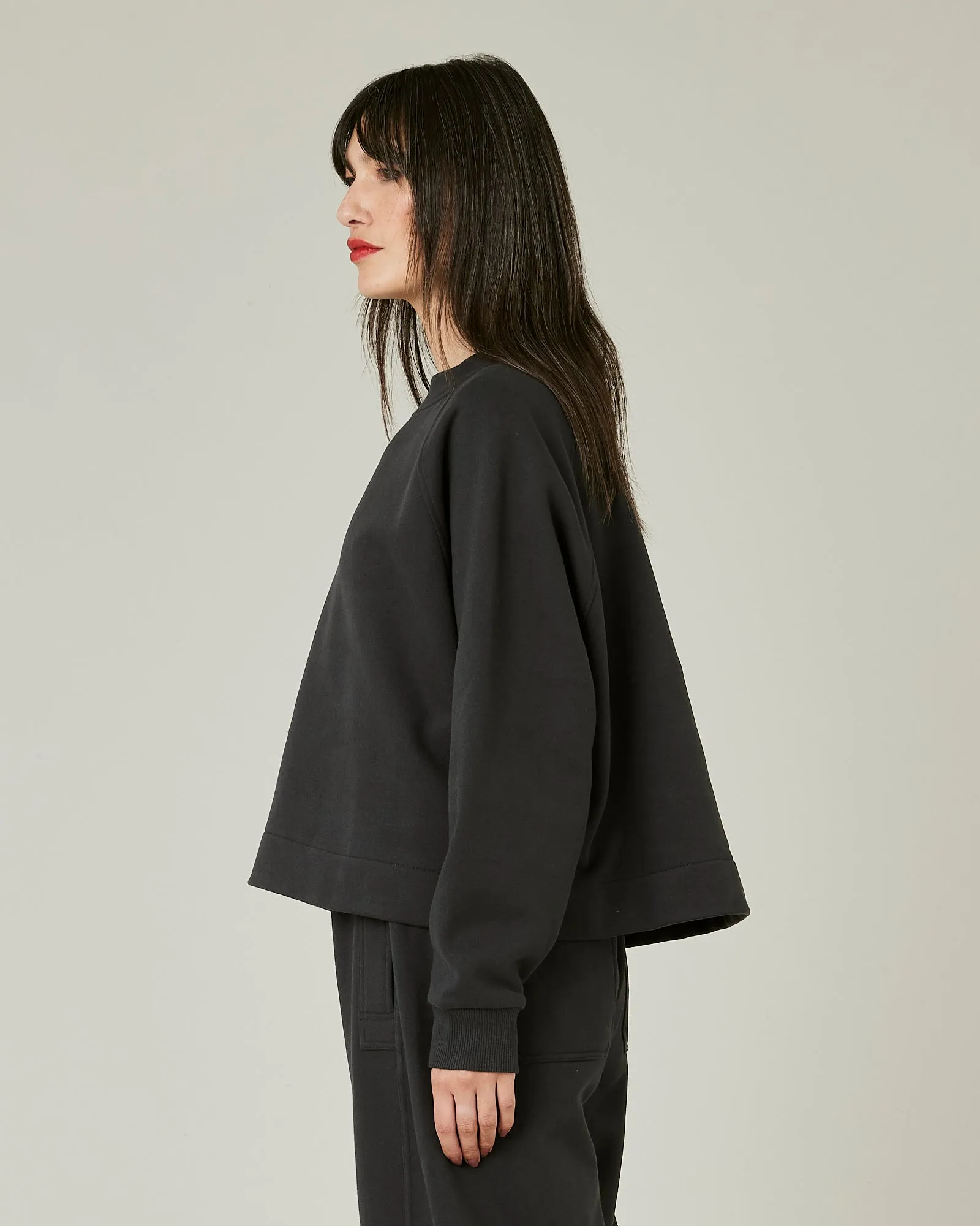 Noa Slate Fleeceback Jersey Jumper sold by Beyond Nine product image thumbnail 2