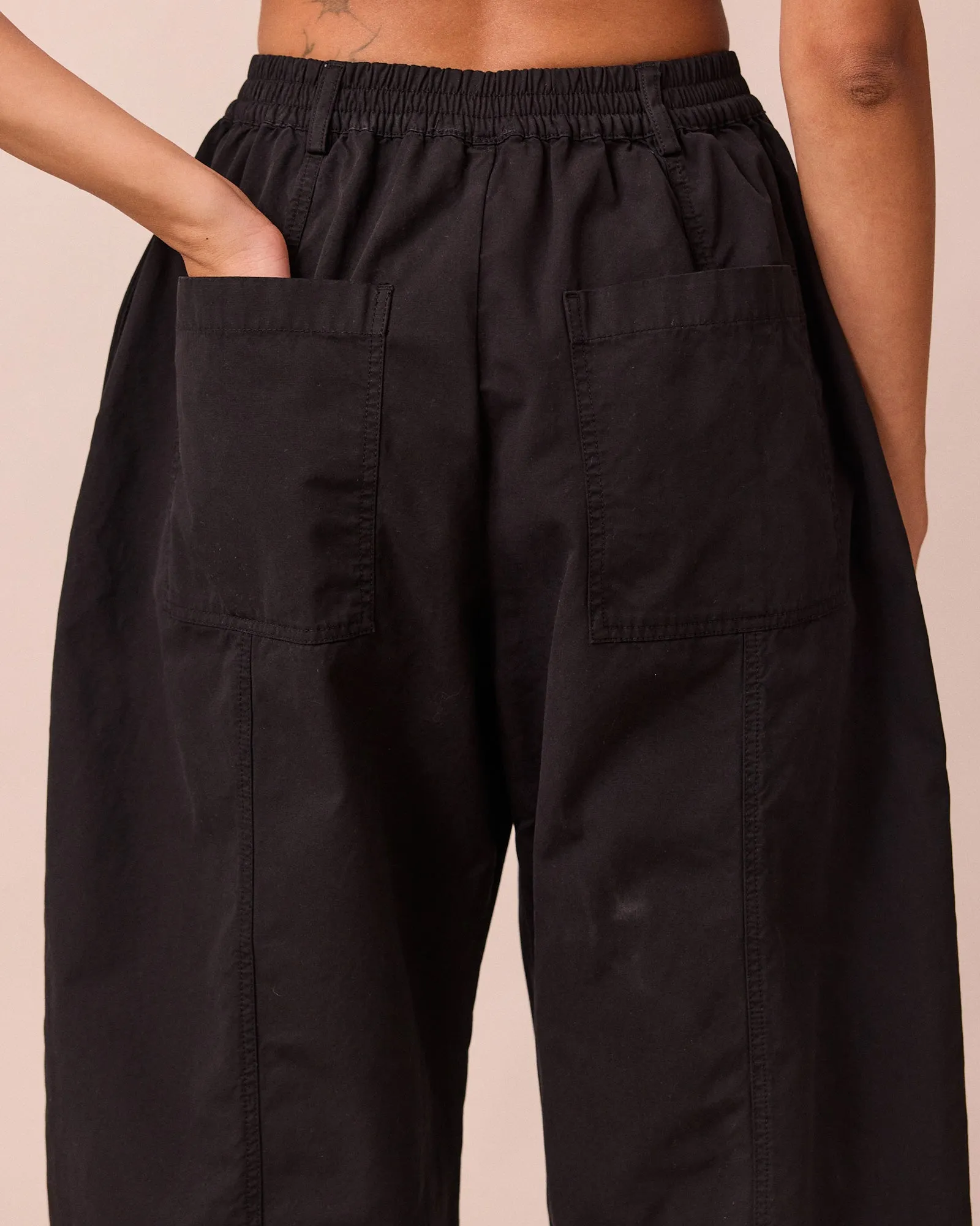 Millie Black Cotton Trousers sold by Beyond Nine product image thumbnail 5