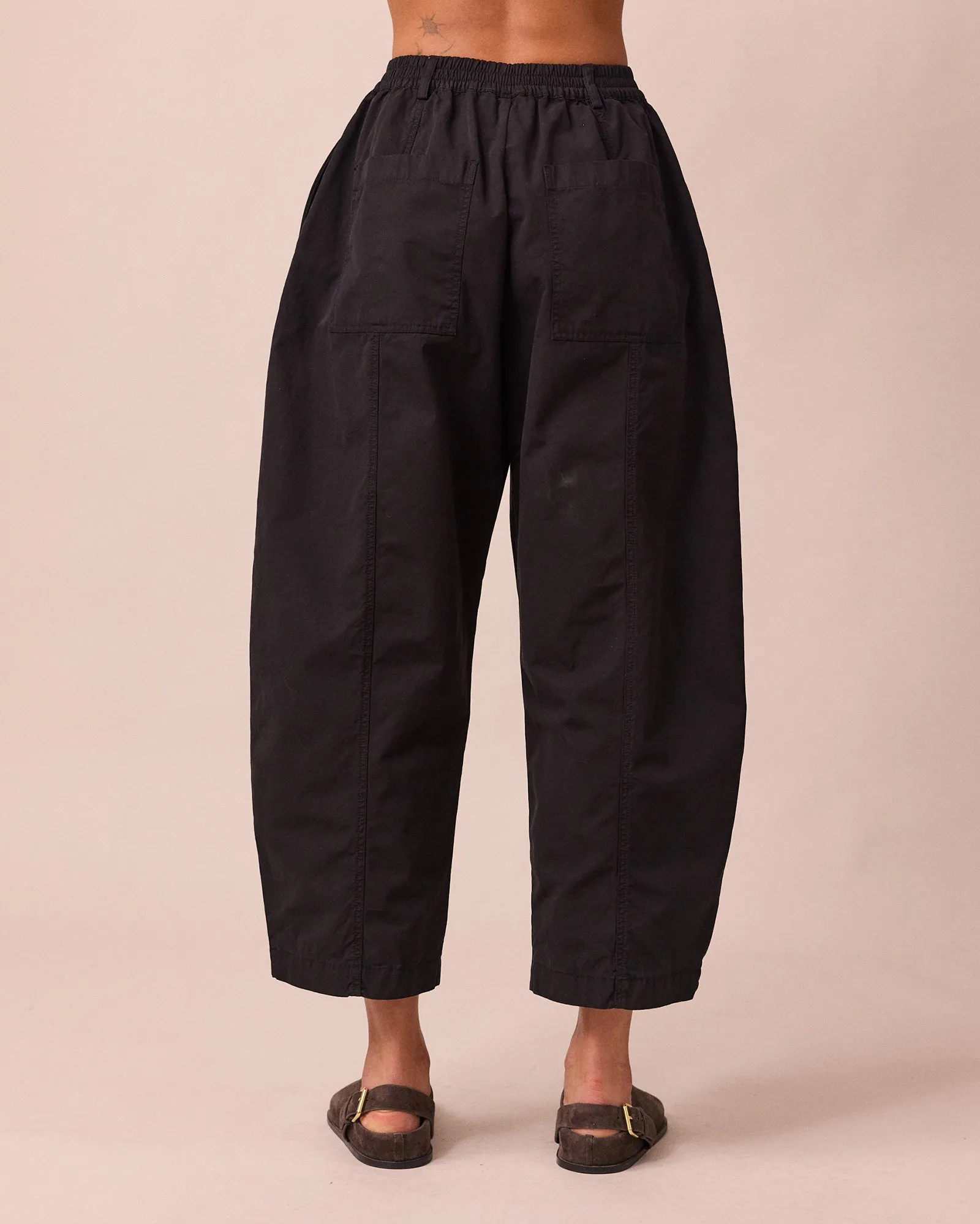 Millie Black Cotton Trousers sold by Beyond Nine product image thumbnail 4