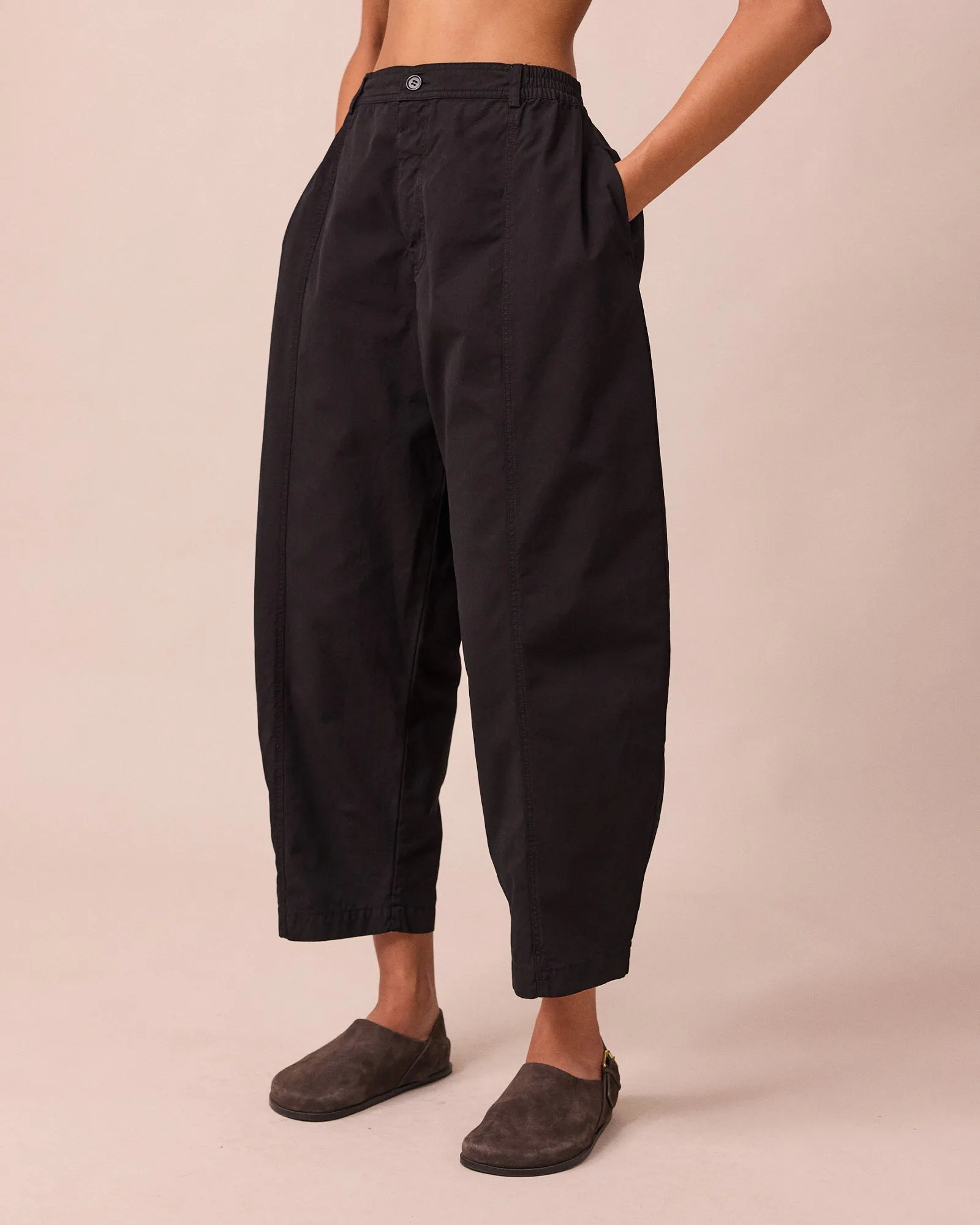 Millie Black Cotton Trousers sold by Beyond Nine product image thumbnail 3