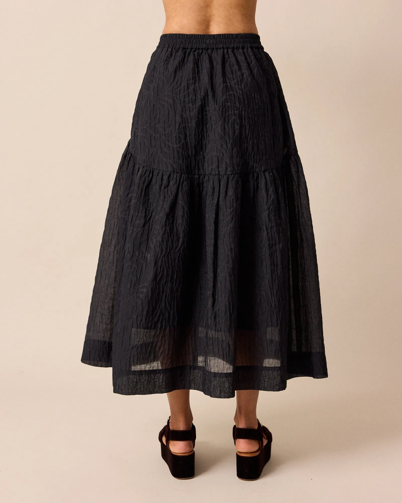 Talia Black Organza Skirt sold by Beyond Nine product image thumbnail 5