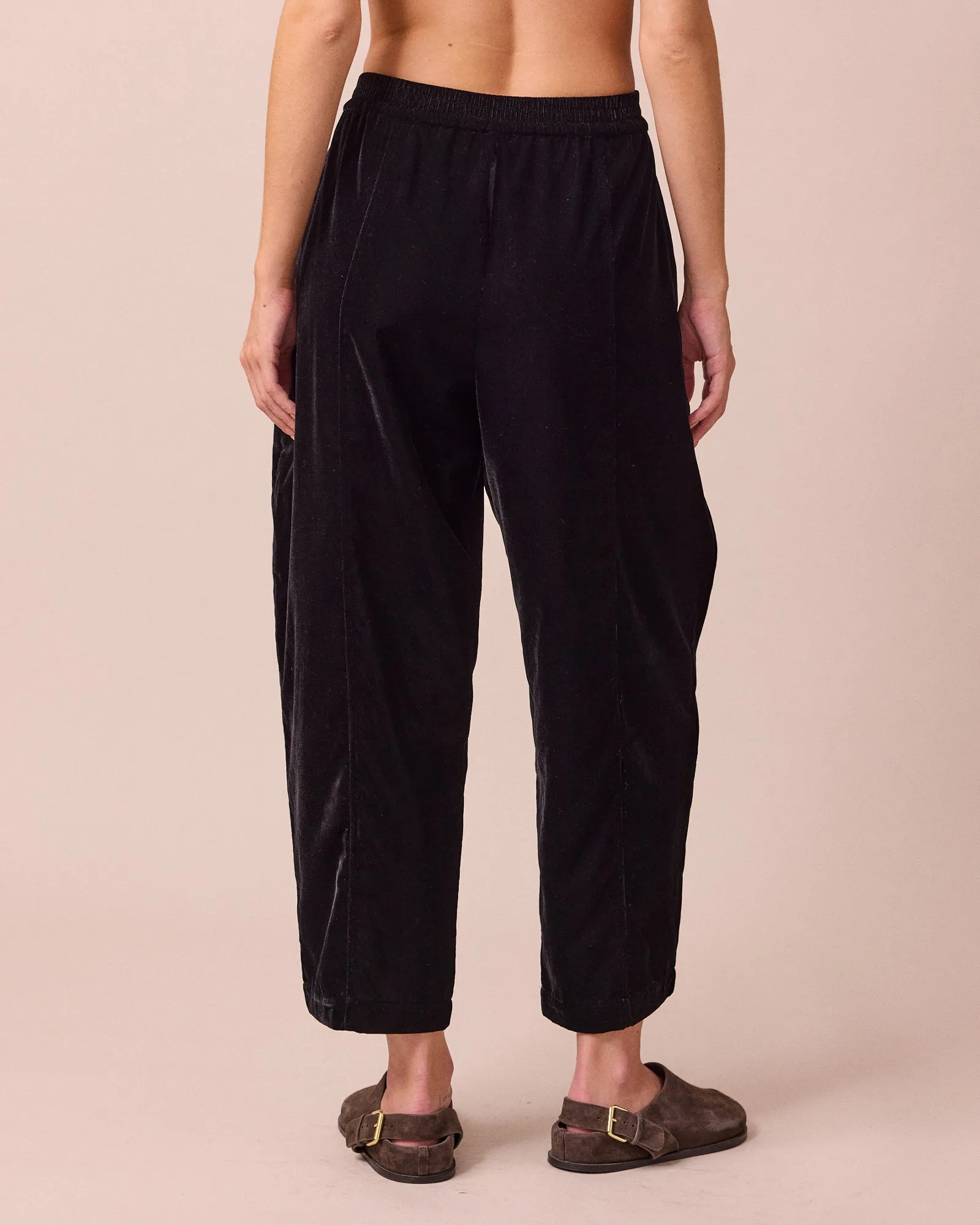 Mabel Black Velvet Trousers sold by Beyond Nine product image thumbnail 5
