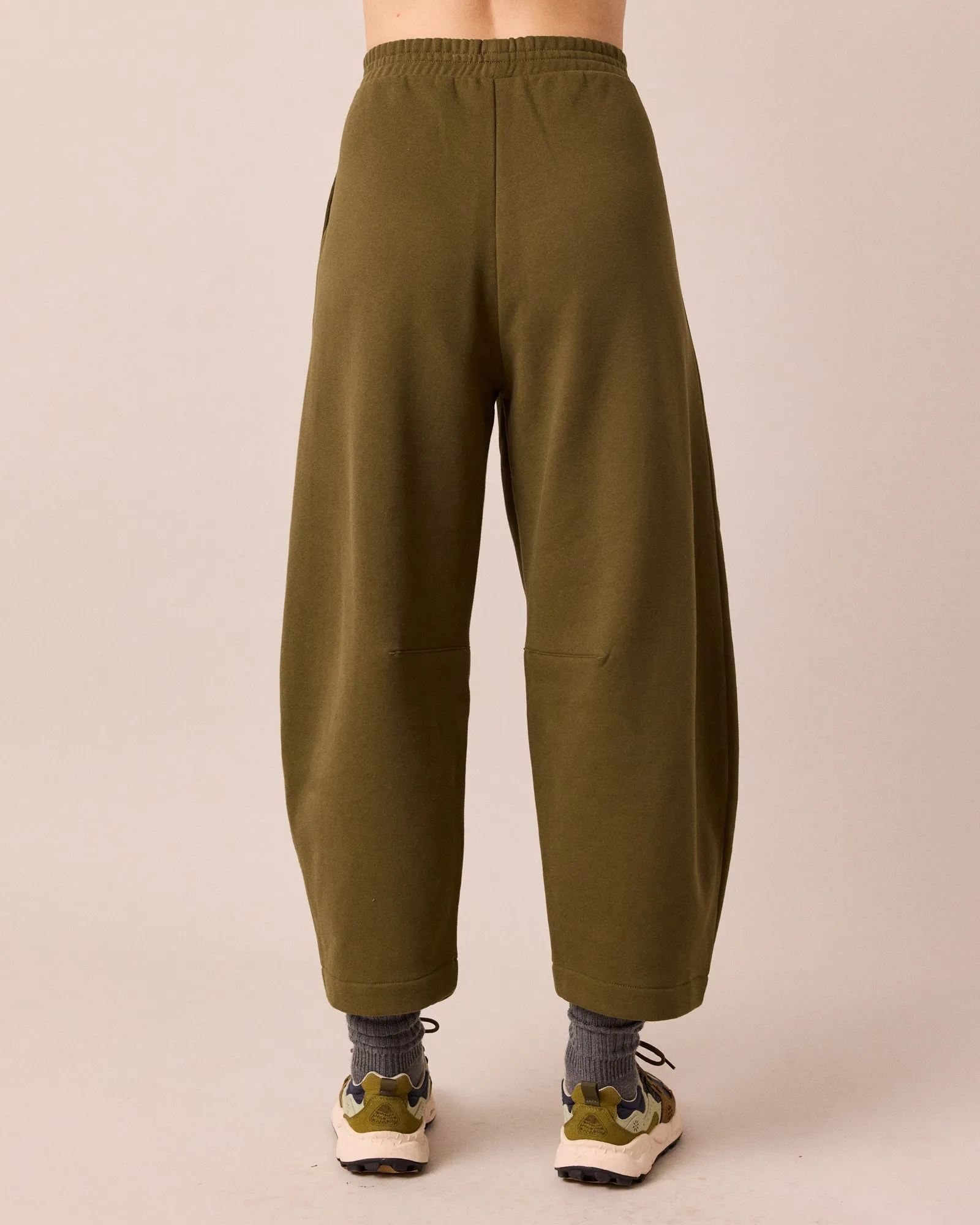 Daisy Earth Green Fleeceback Jersey Trousers sold by Beyond Nine product image thumbnail 4