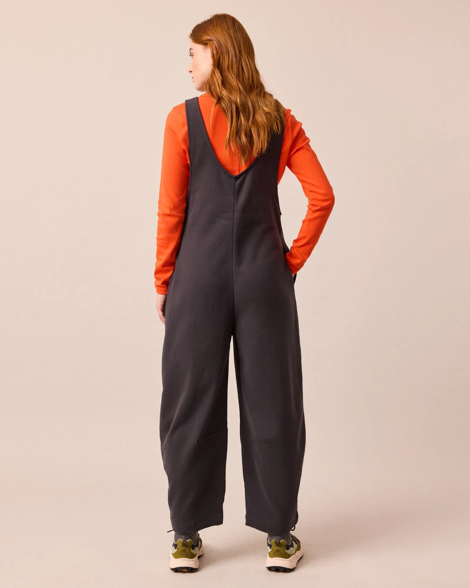 Clover Organic Cotton Jersey Jumpsuit - Slate sold by Beyond Nine product image thumbnail 4