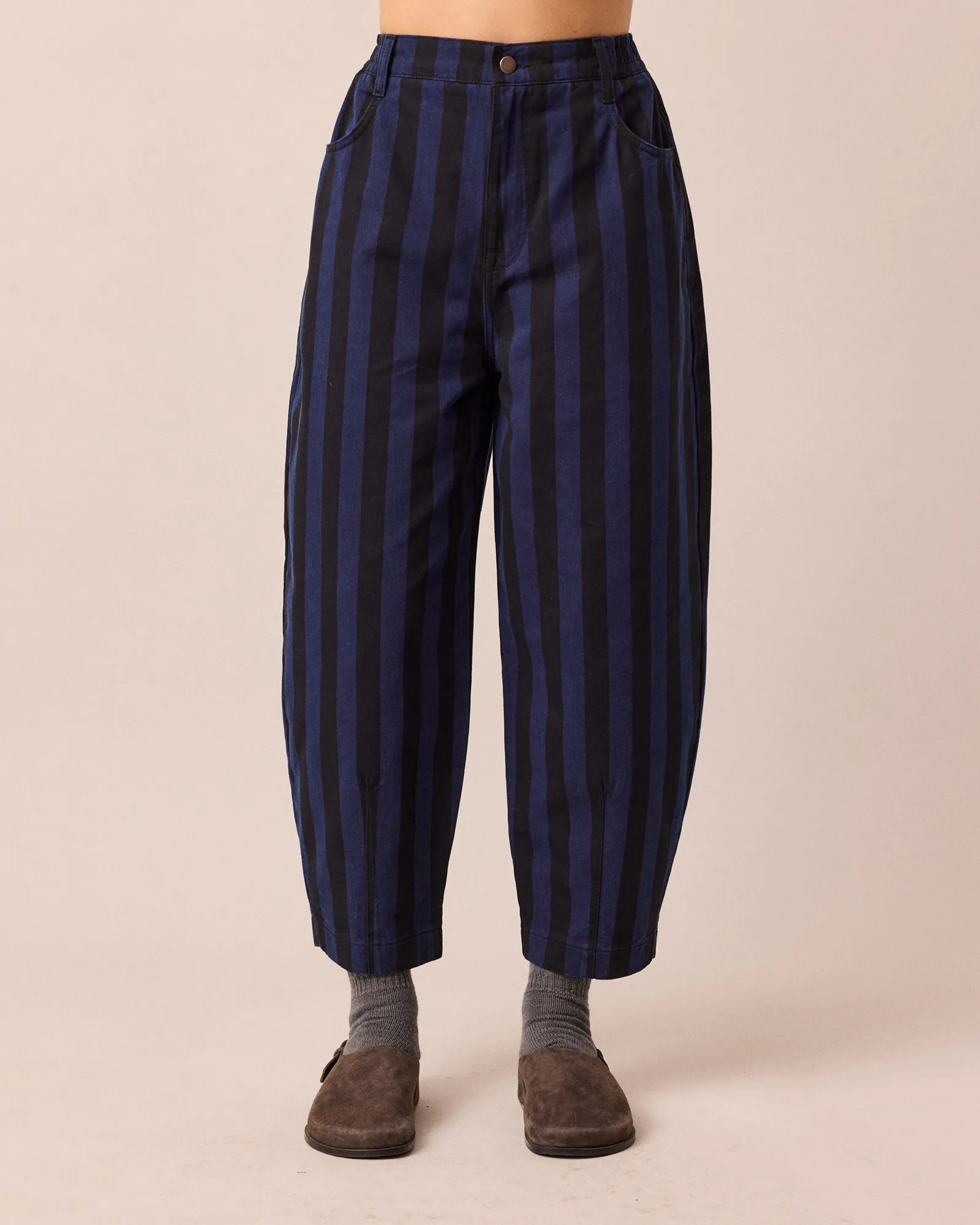 Remi Blue & Black Stripe Denim Jeans sold by Beyond Nine product image thumbnail 2