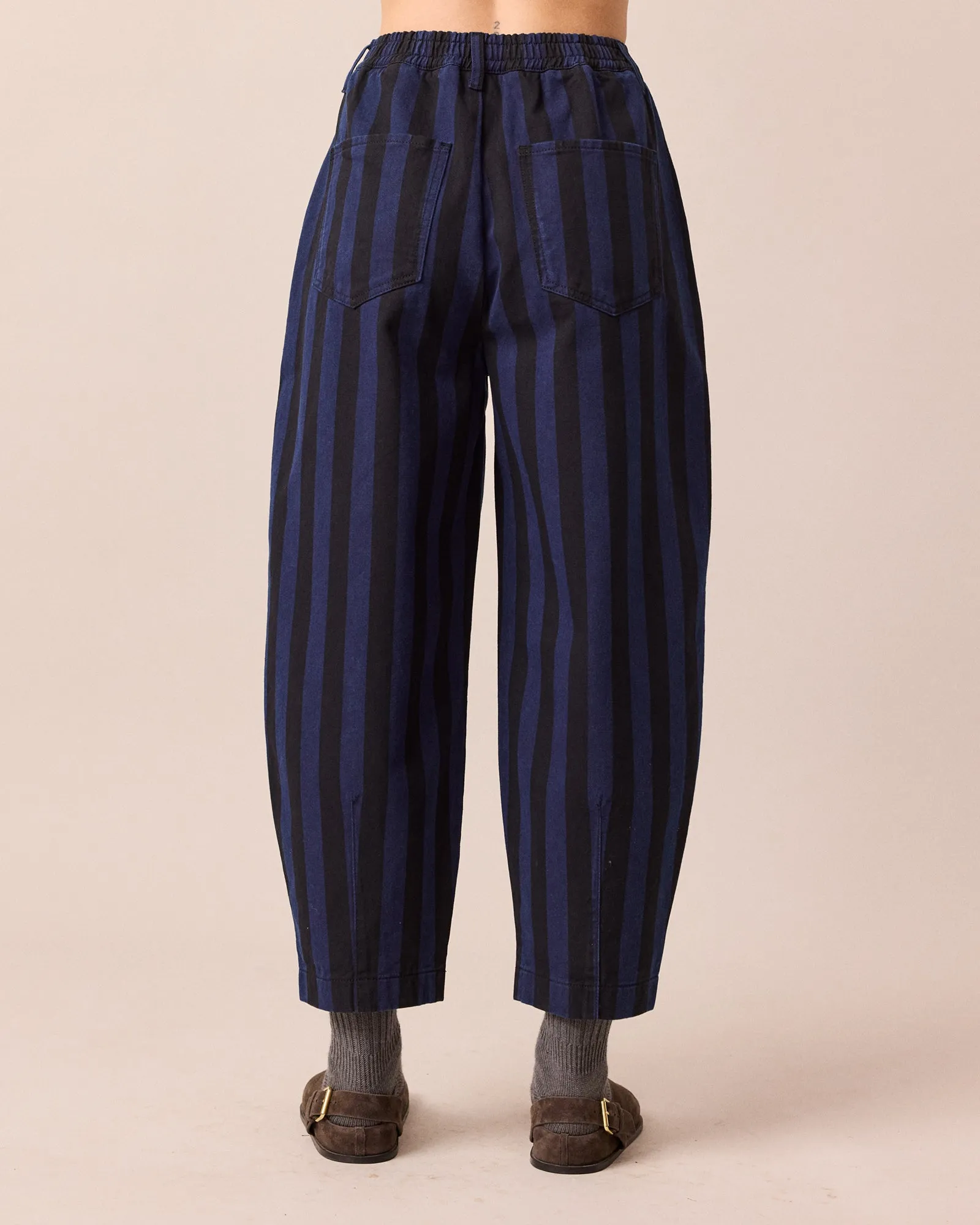 Remi Blue & Black Stripe Denim Jeans sold by Beyond Nine product image thumbnail 3