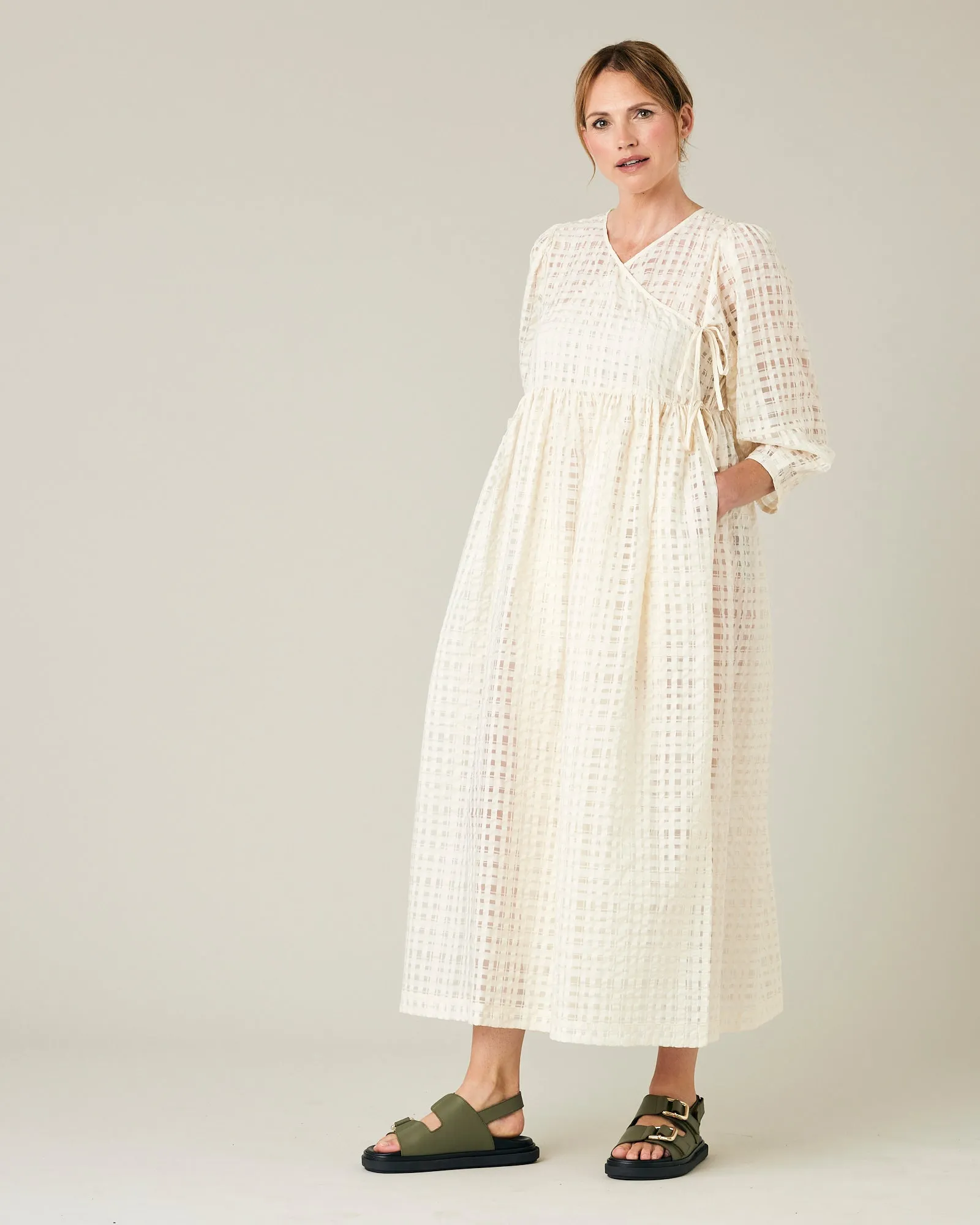 Izzy Ivory Organza Dress sold by Beyond Nine product image thumbnail 5