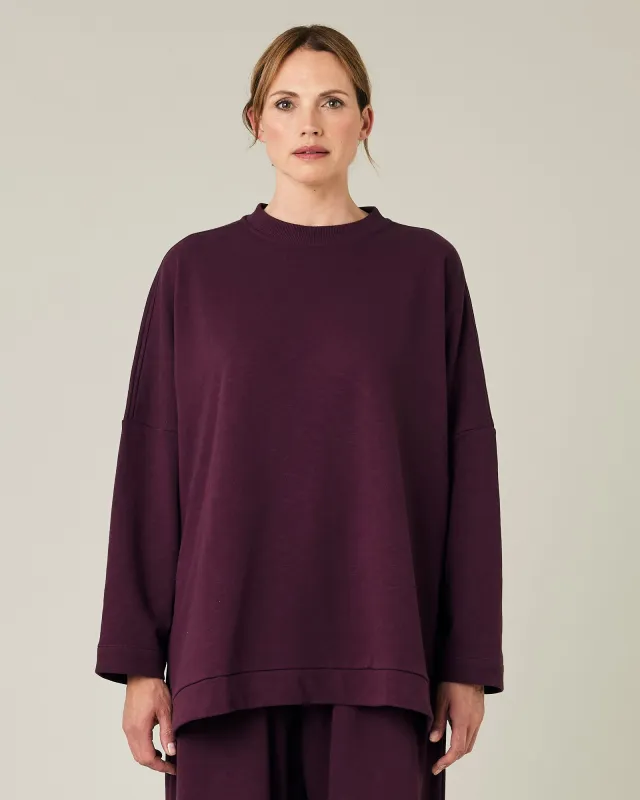 Taylor Summer Wine Cotton Jersey Top sold by Beyond Nine